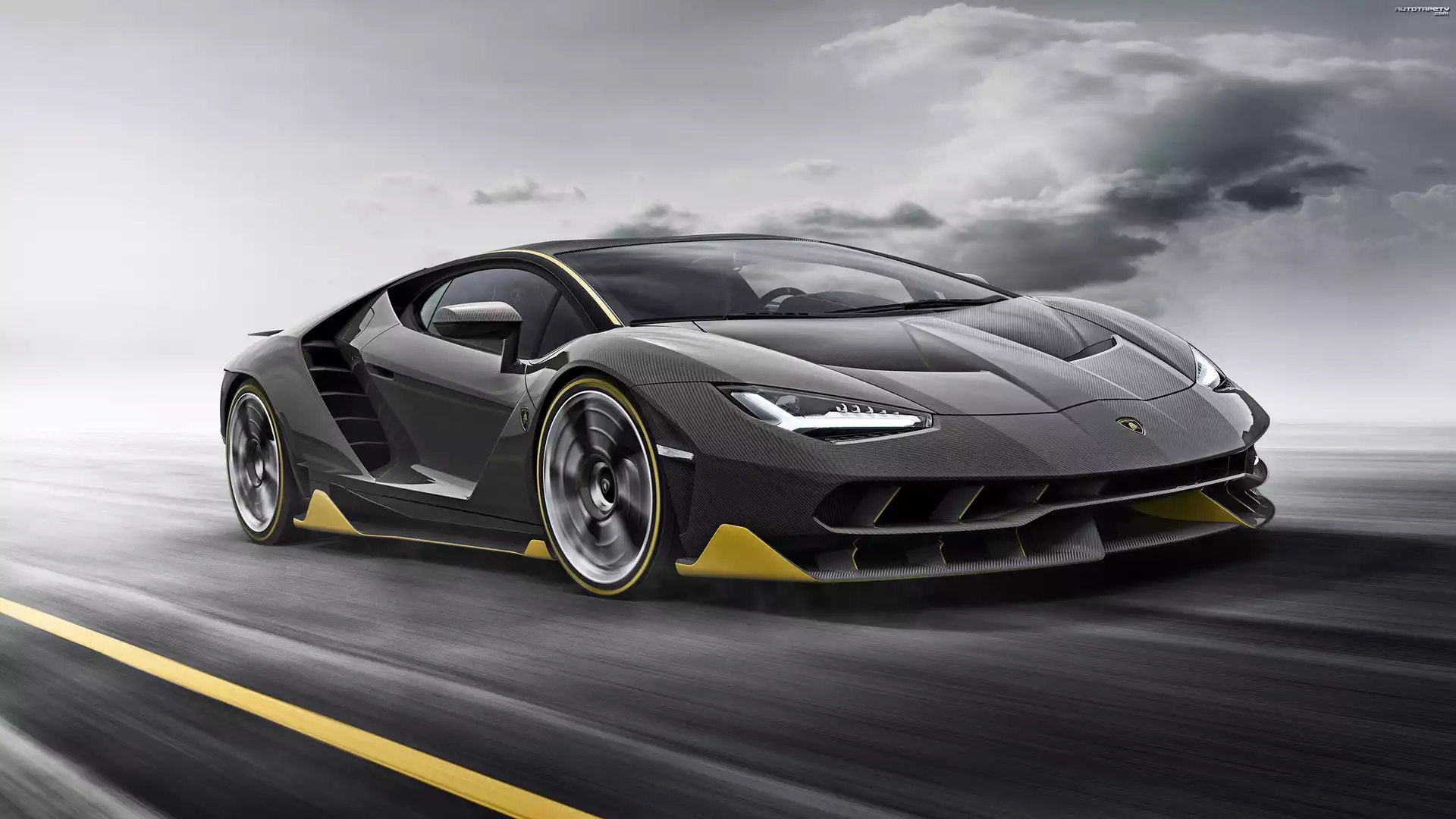 Lamborghini Centenario, Droga, Niebo