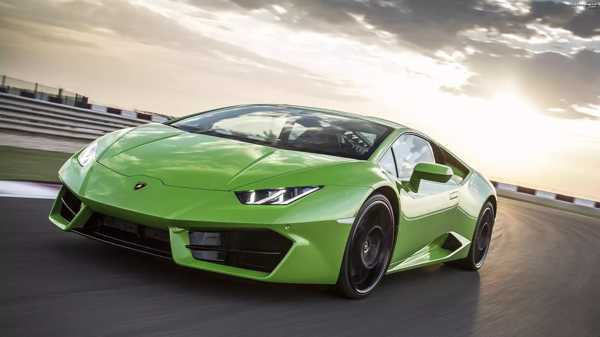 Zielone, Lamborghini, Huracan