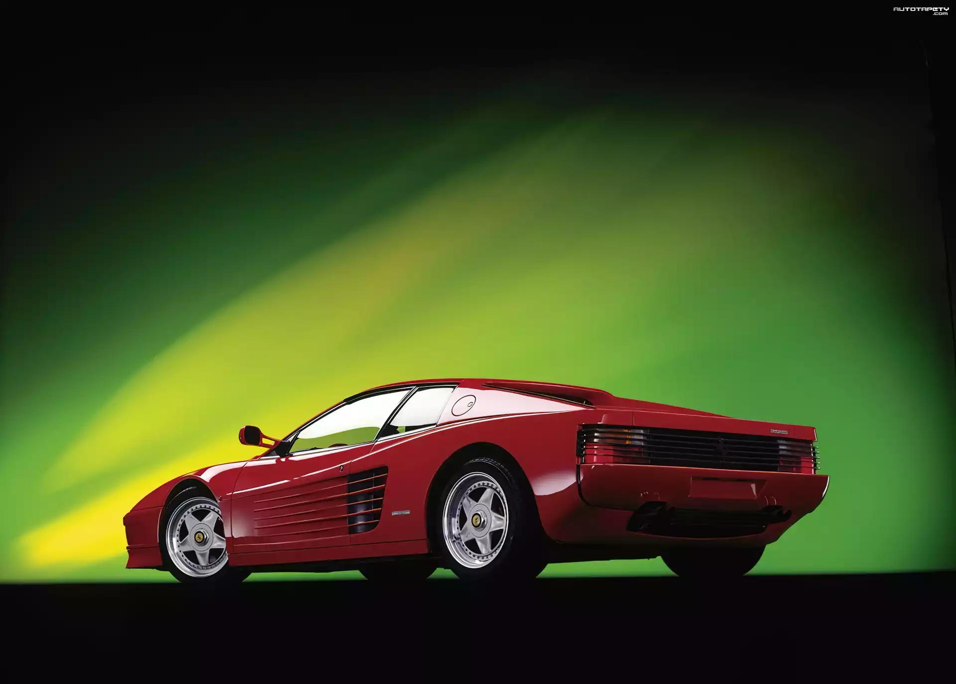 Lewy, Tył, Ferrari Testarossa