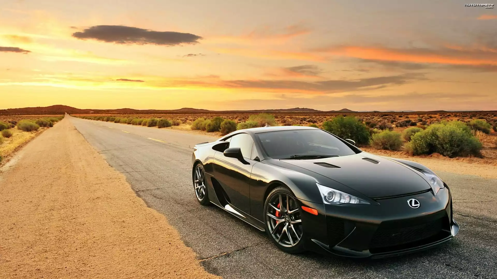 Lexus, LFA, Droga, Pustynia