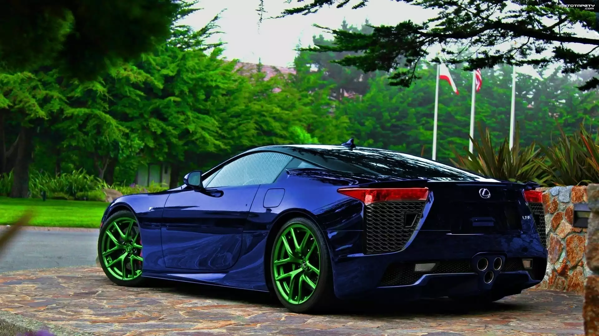 Lexus, LF-A, Park, Parking