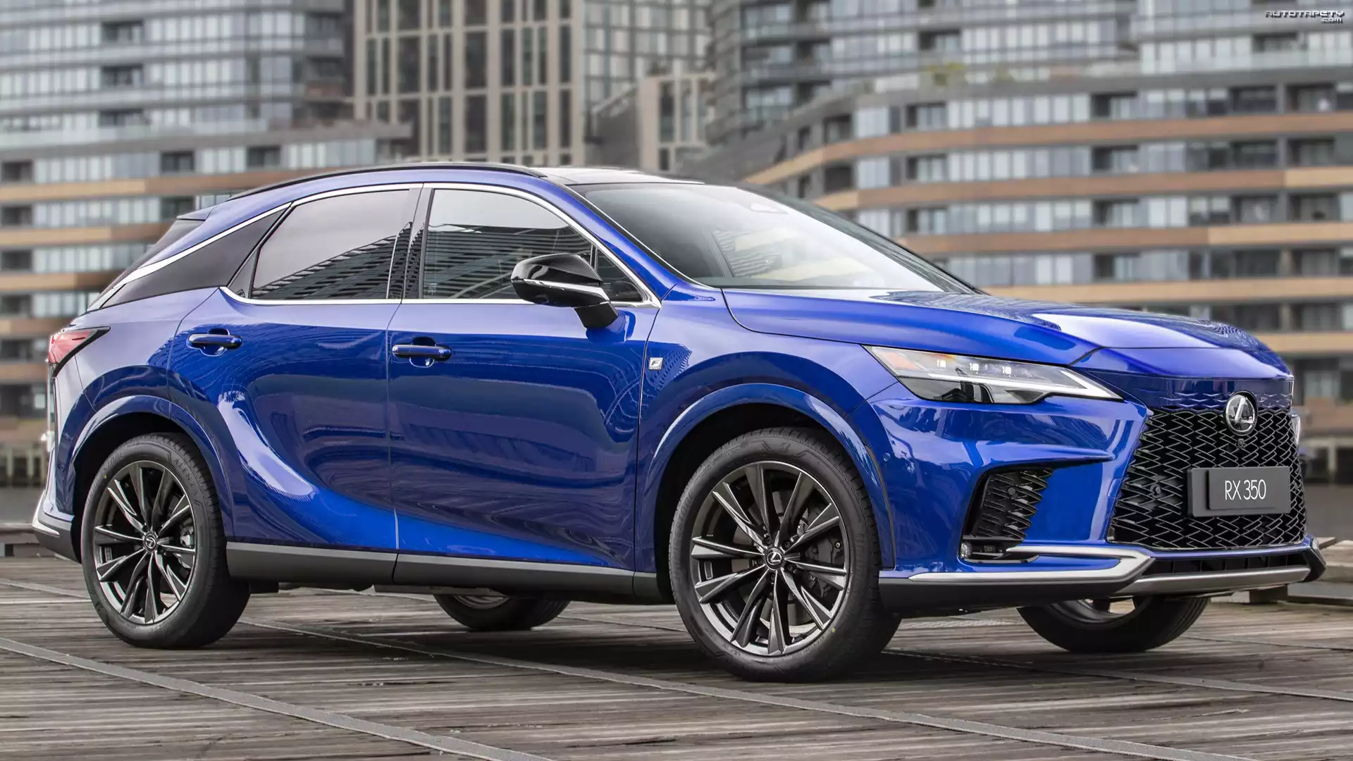 Niebieski, Lexus RX F Sport