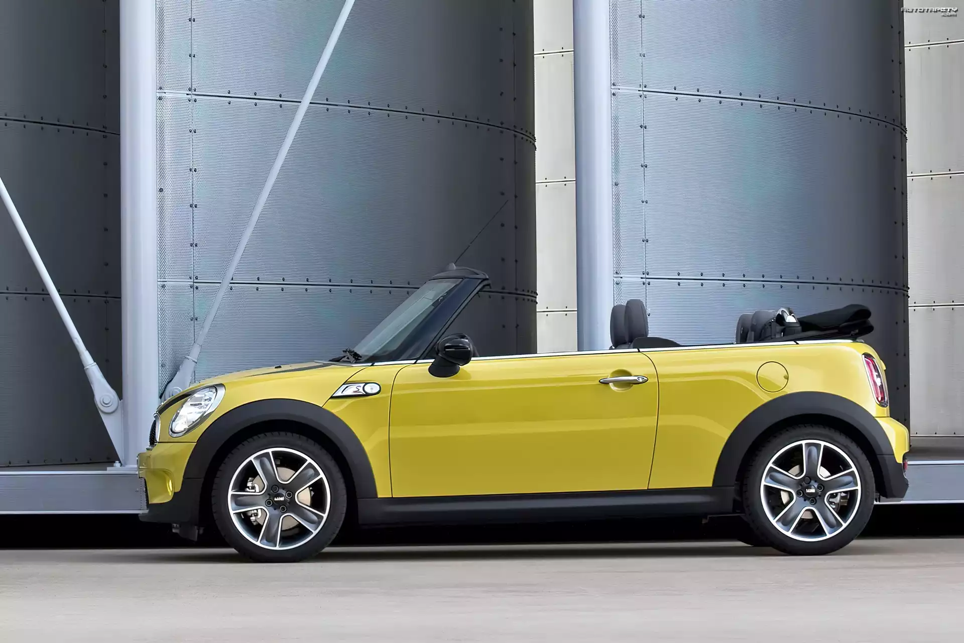 Mini Cabrio, Otwarty, Dach