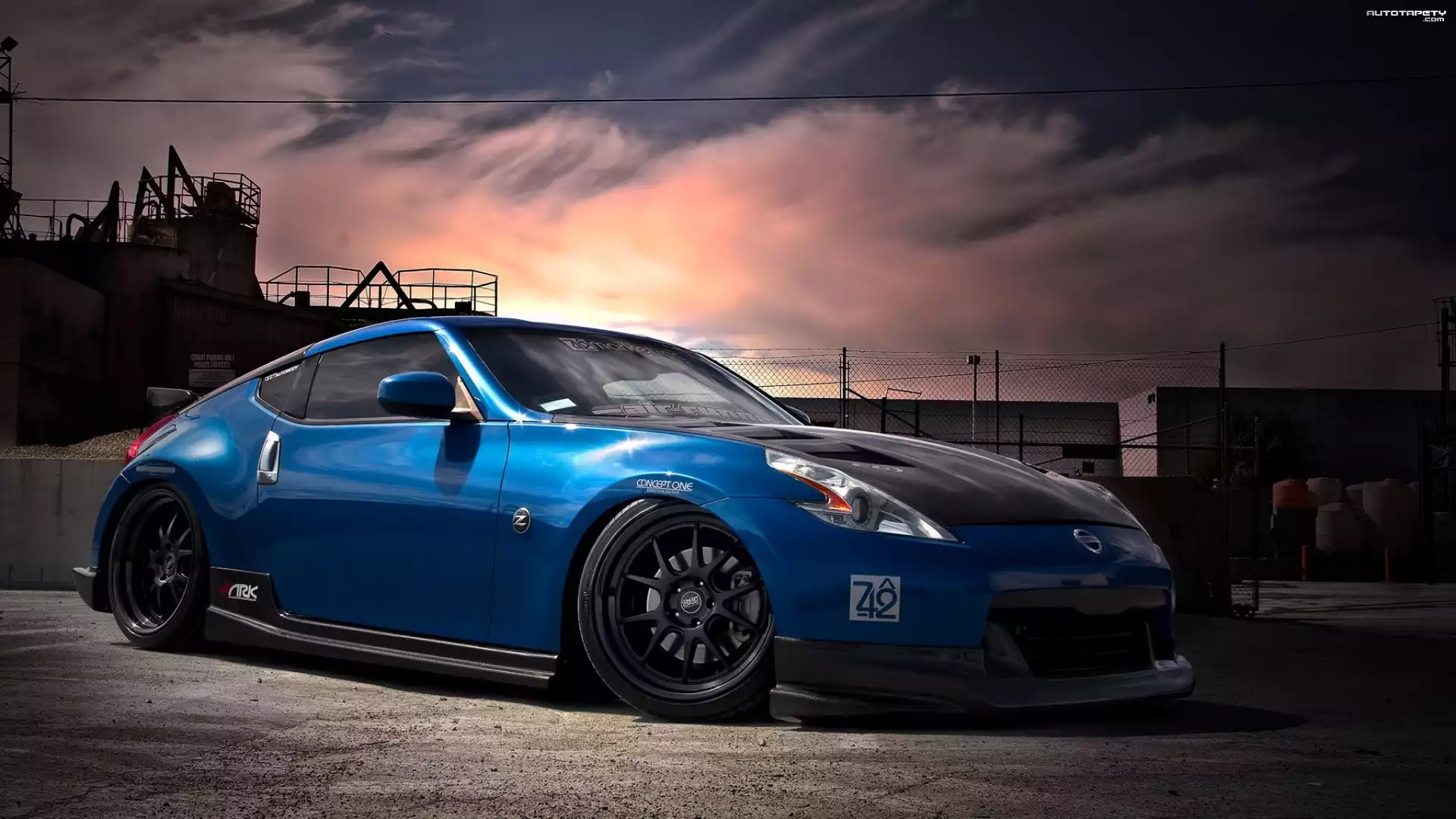 Niebieski, Nissan 370 Z