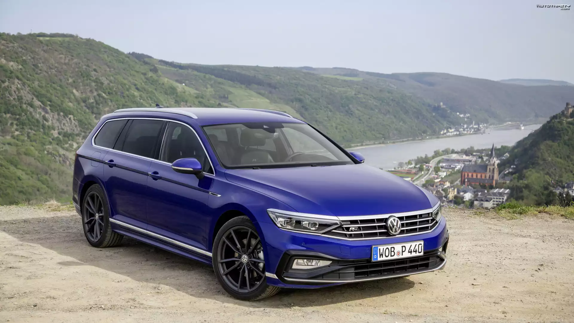 Niebieski, Volkswagen Passat B8 Variant