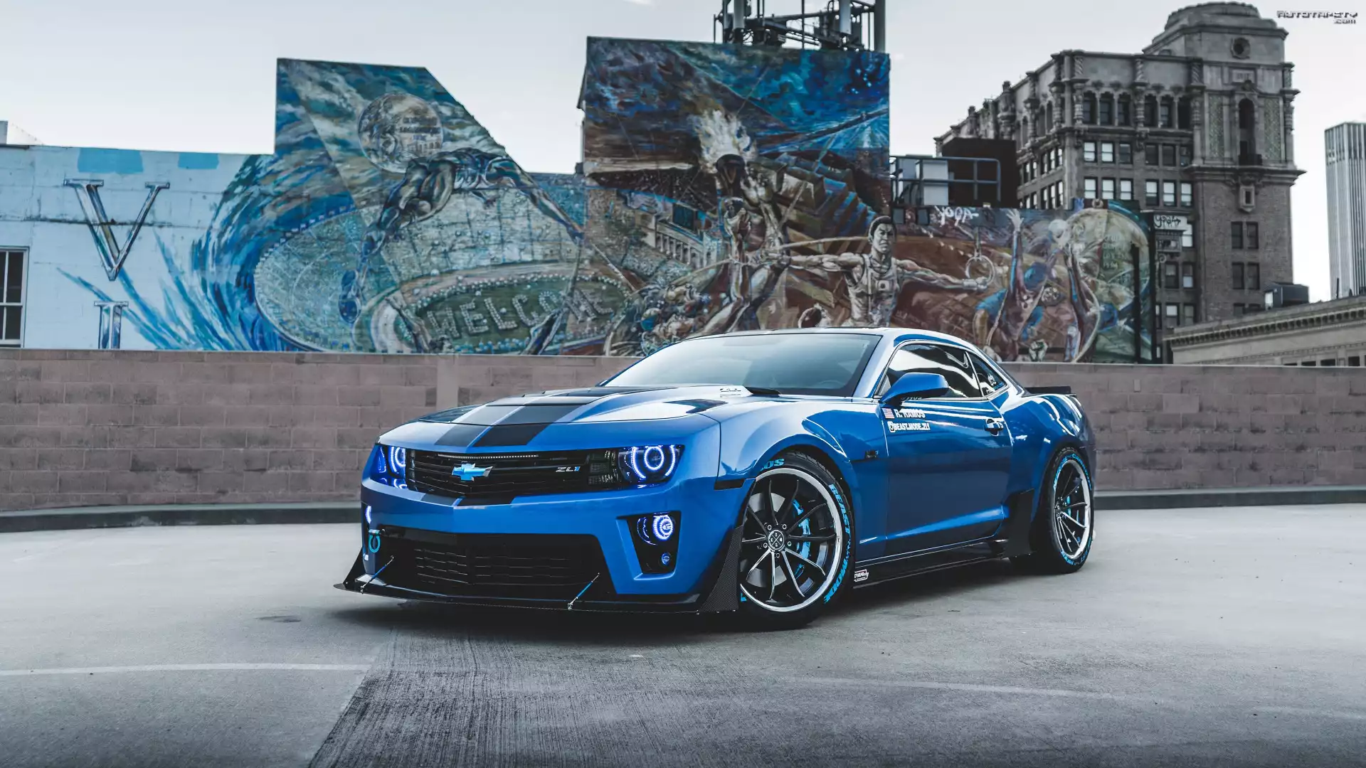 Niebieski, Chevrolet Camaro ZL1