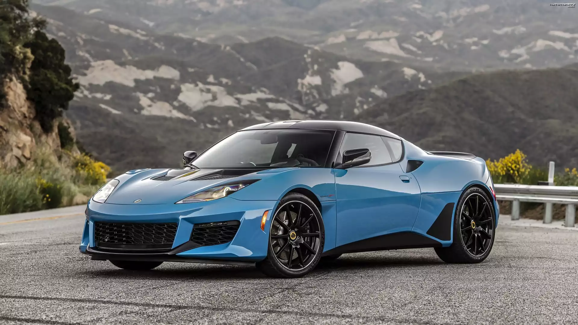 Niebieski, Lotus Evora GT