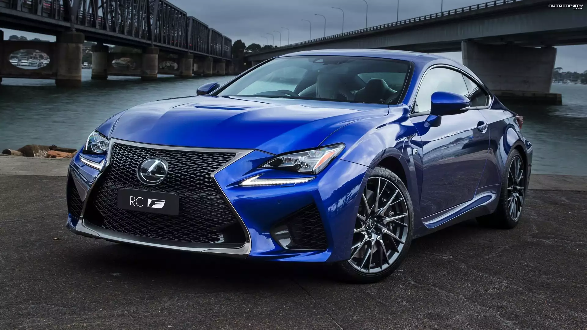 Niebieski, Lexus RC F, 2014