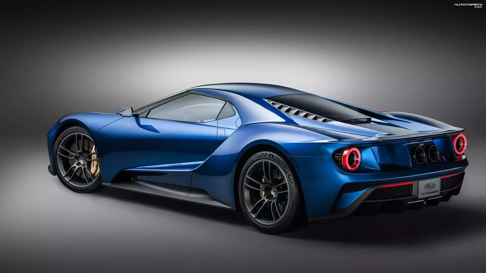 Niebieski, Ford GT, 2015