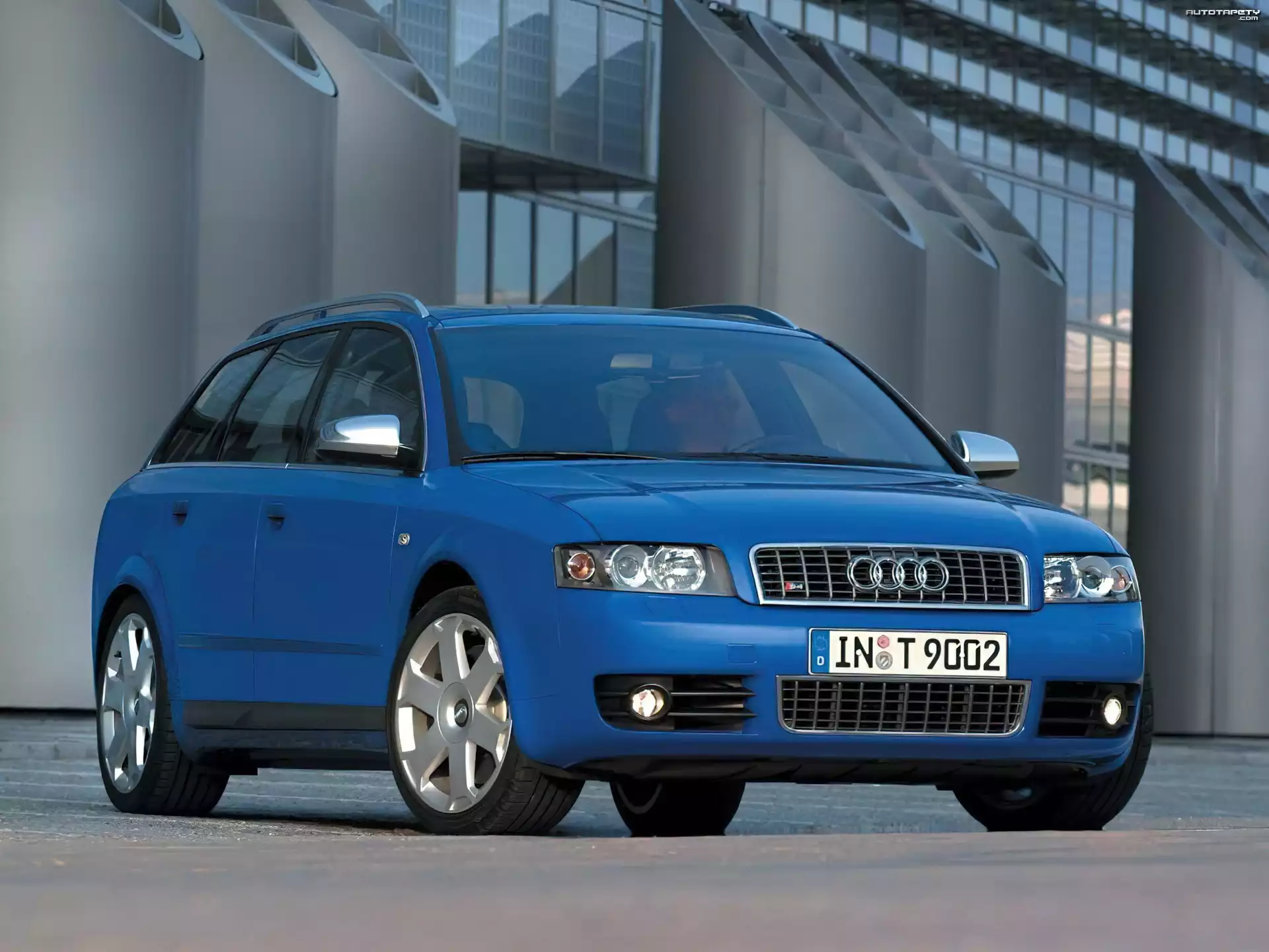 Niebieski, Audi S6, Avant