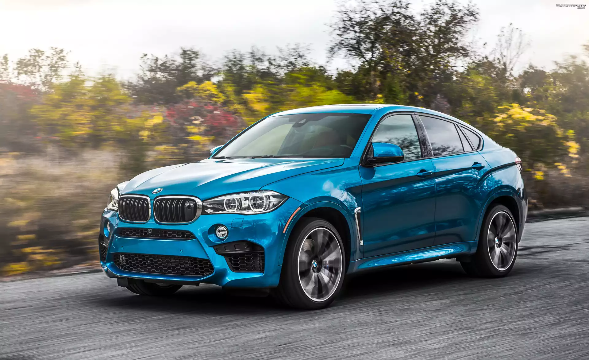 Niebieskie, BMW X6 F86, 2015