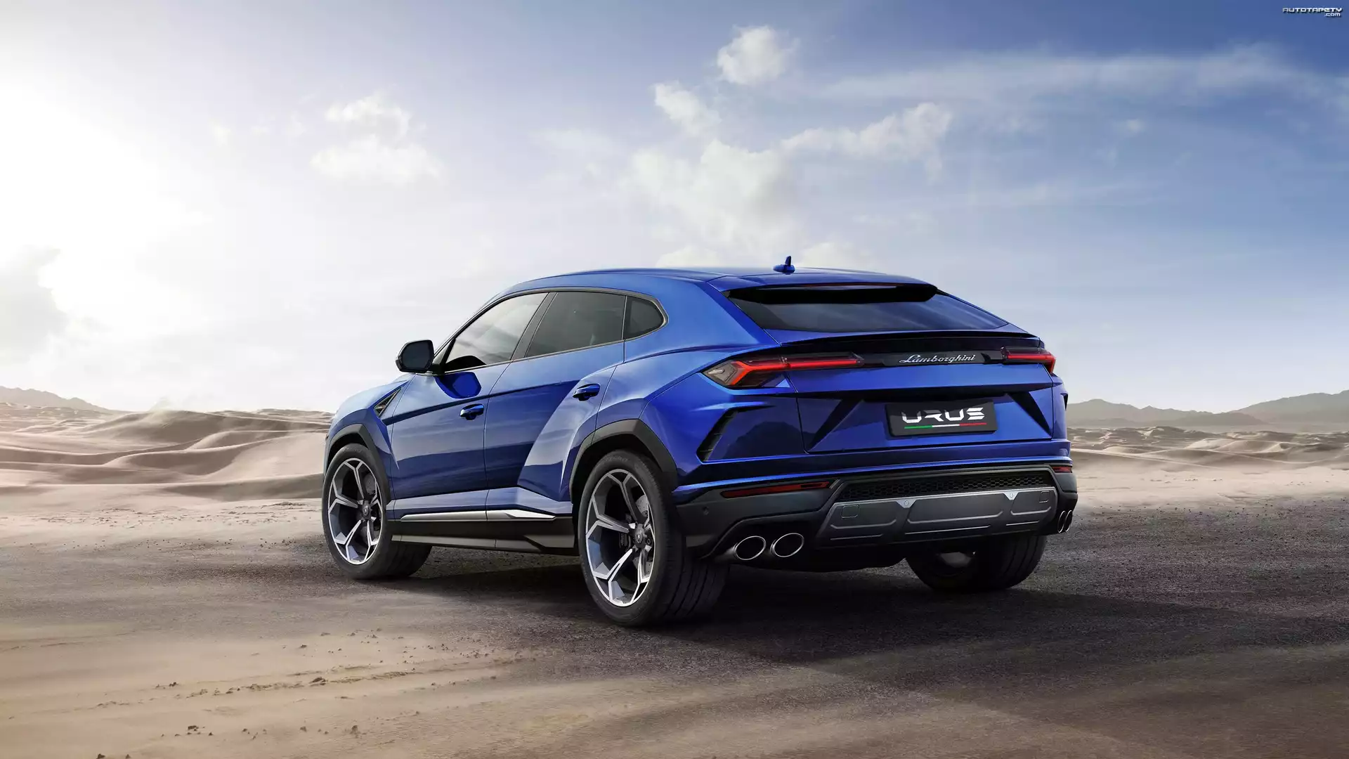 Niebieskie, Lamborghini Urus, SUV, 2018