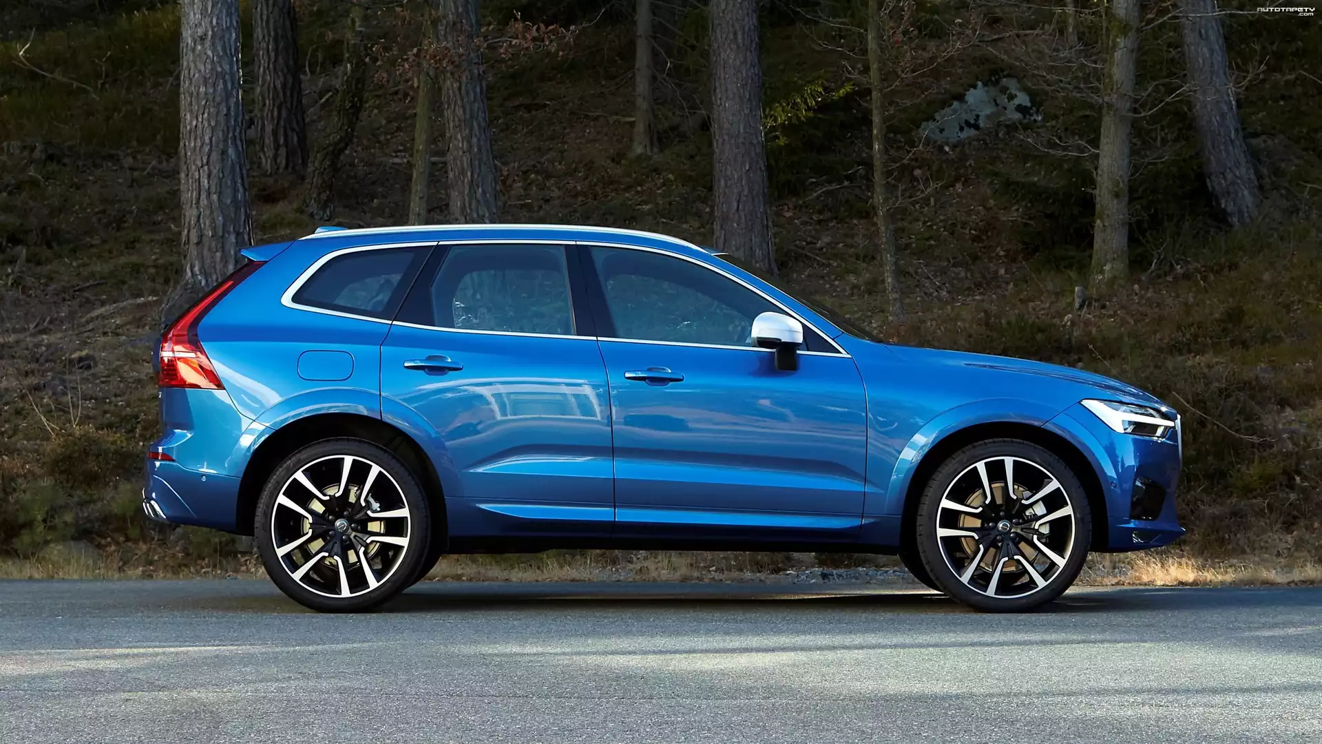 Niebieskie, Volvo XC60, 2017