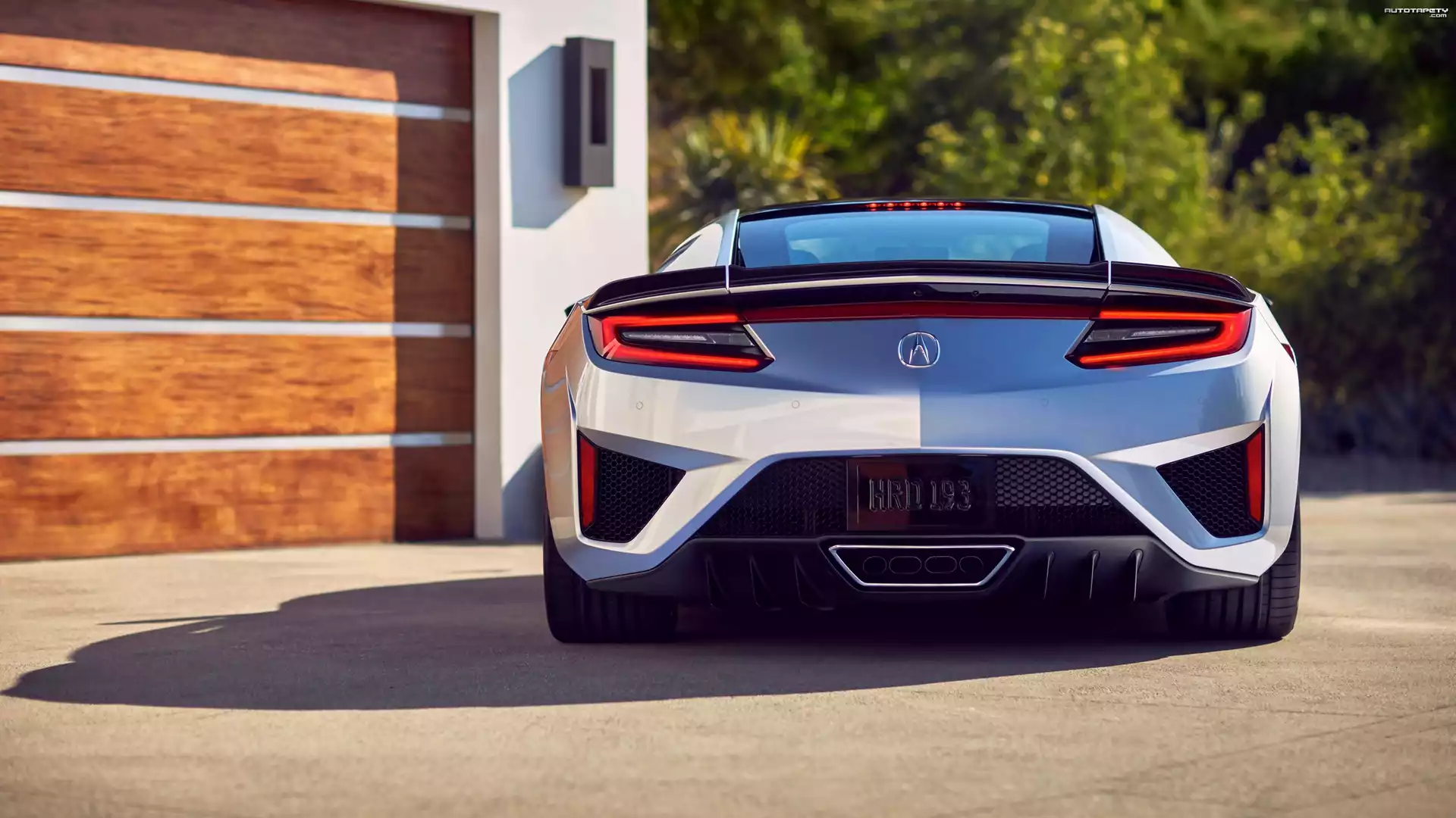 Acura NSX, Tył