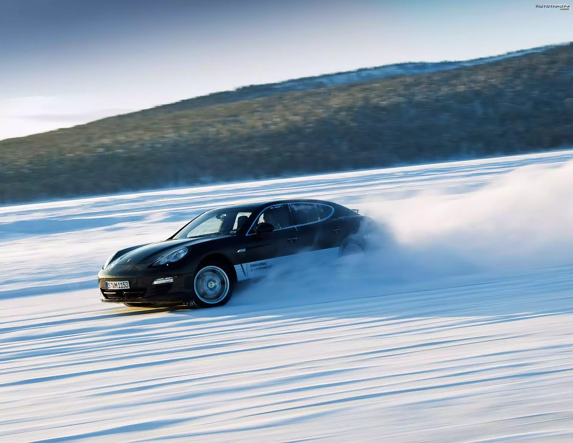 Porsche Panamera, Śnieg