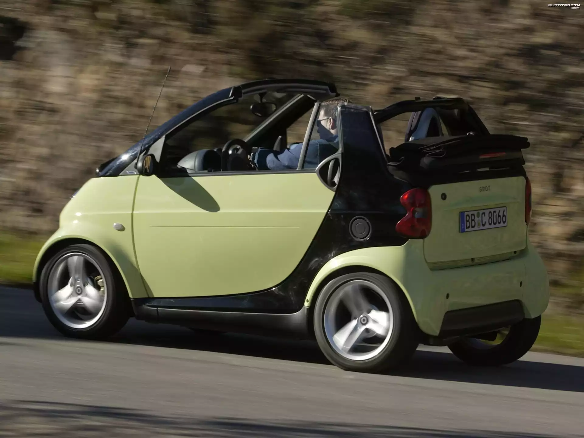Pastelowy, Smart Fortwo, Cabrio
