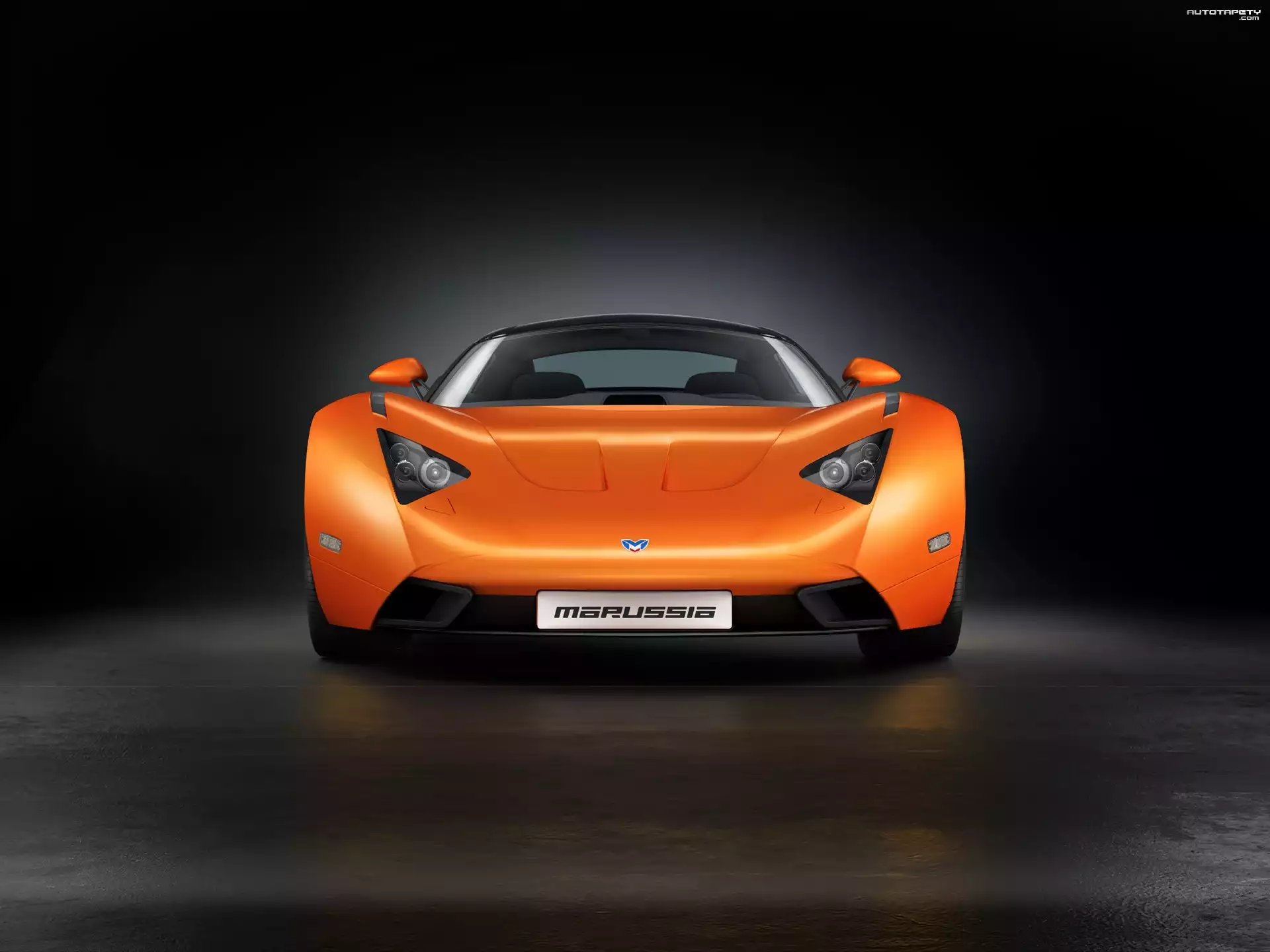 Pomarańczowa, Marussia B1, Maska