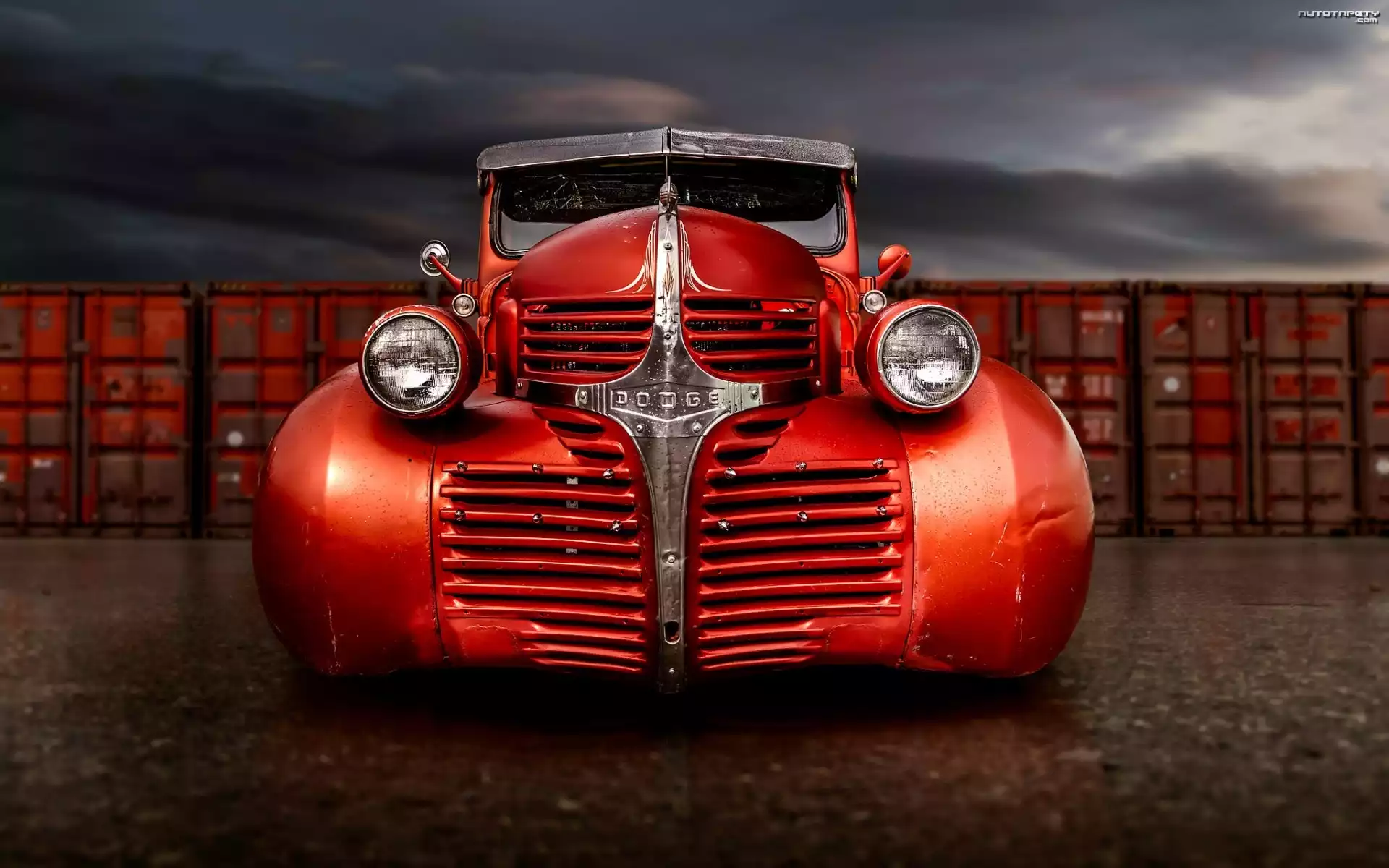 Złoto, Pomarańczowy, Dodge