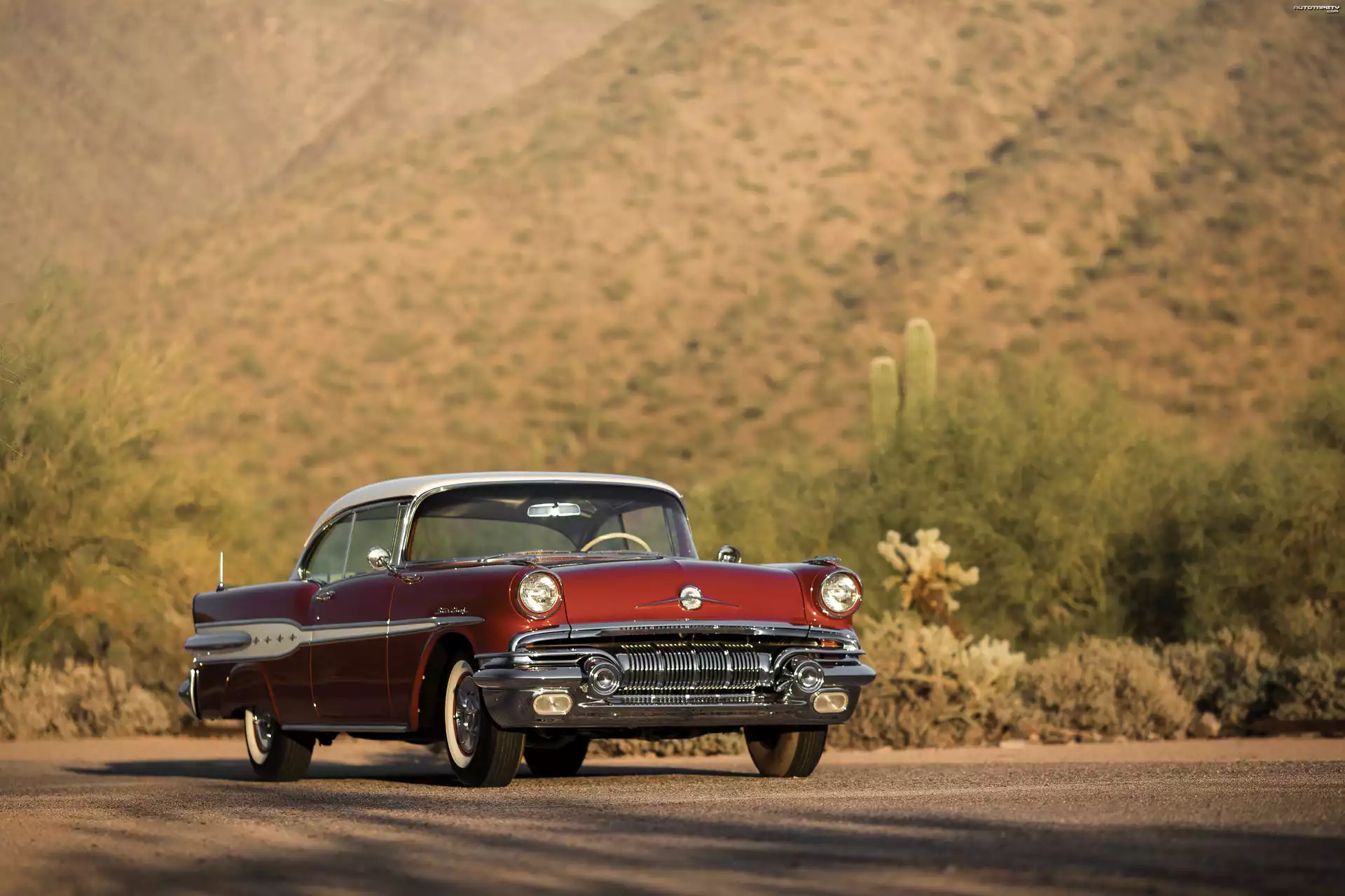 Zabytkowy, Pontiac Star Chief Custom Catalina Coupe, 1957
