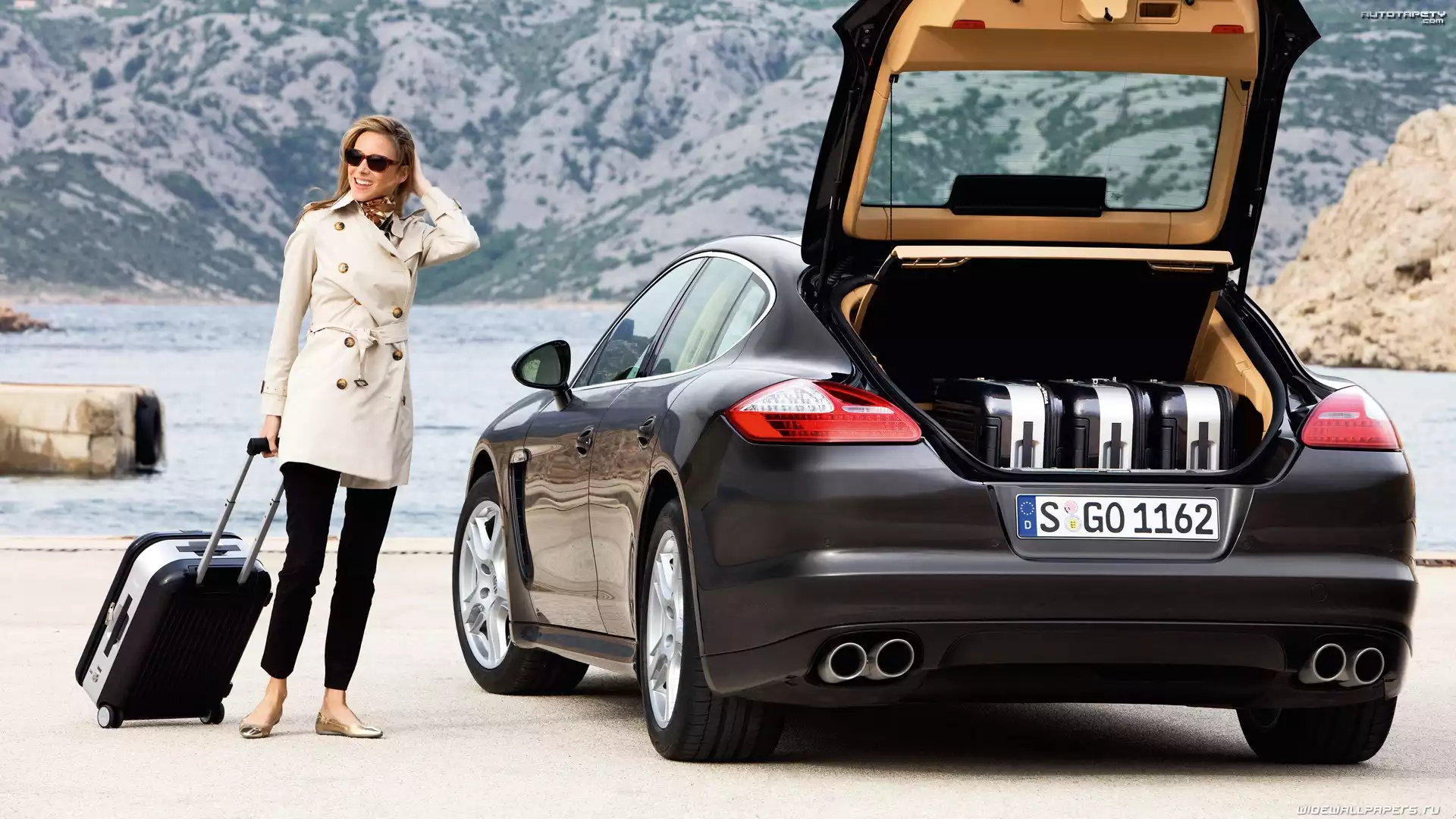 Kobieta, Porsche, Panamera
