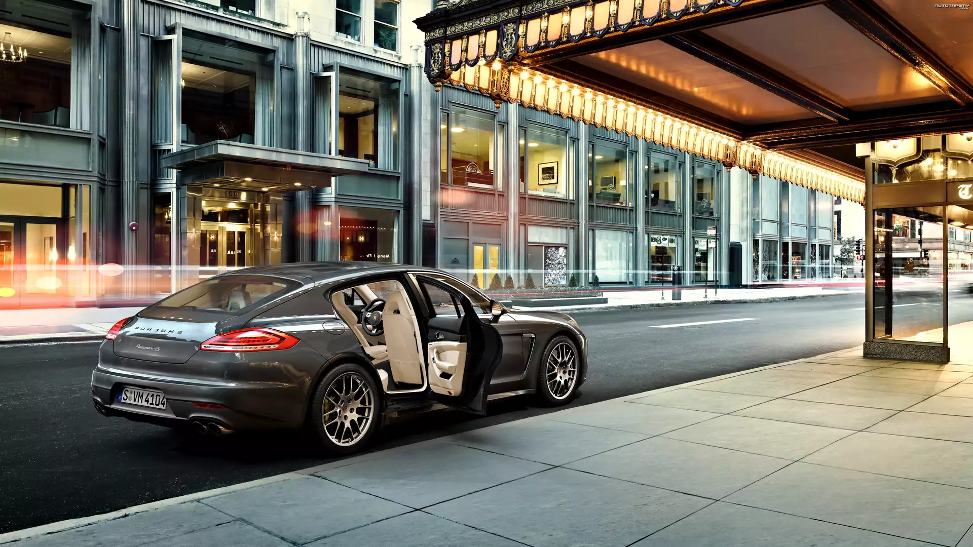 Porsche Panamera 4S, 2015, Ulica, Miasto