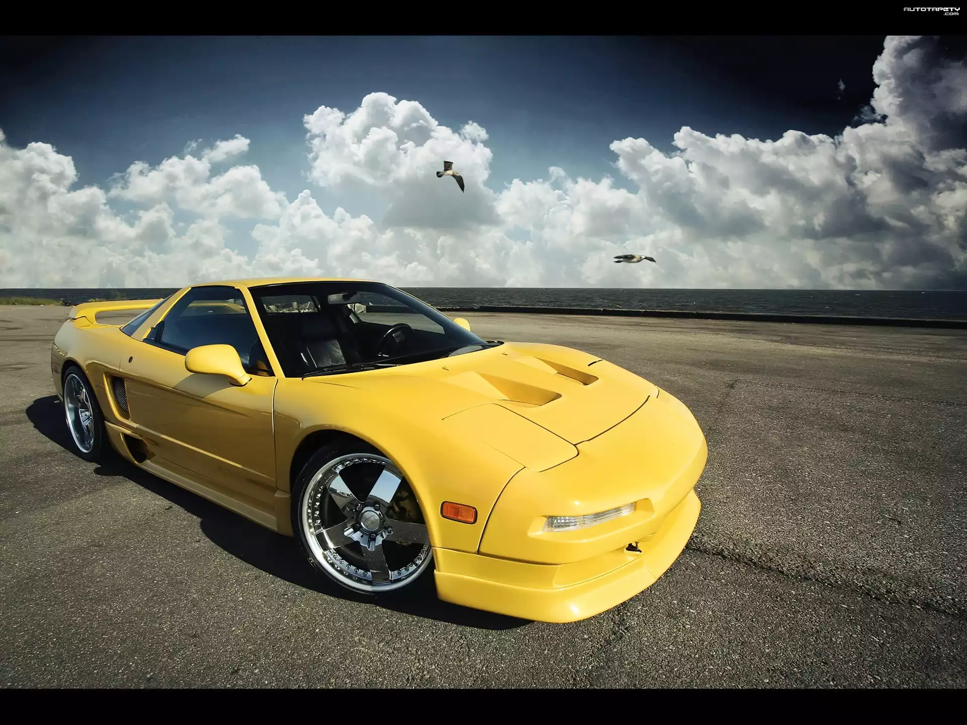 Prawy, Bok, Acura NSX, Wybrzeże