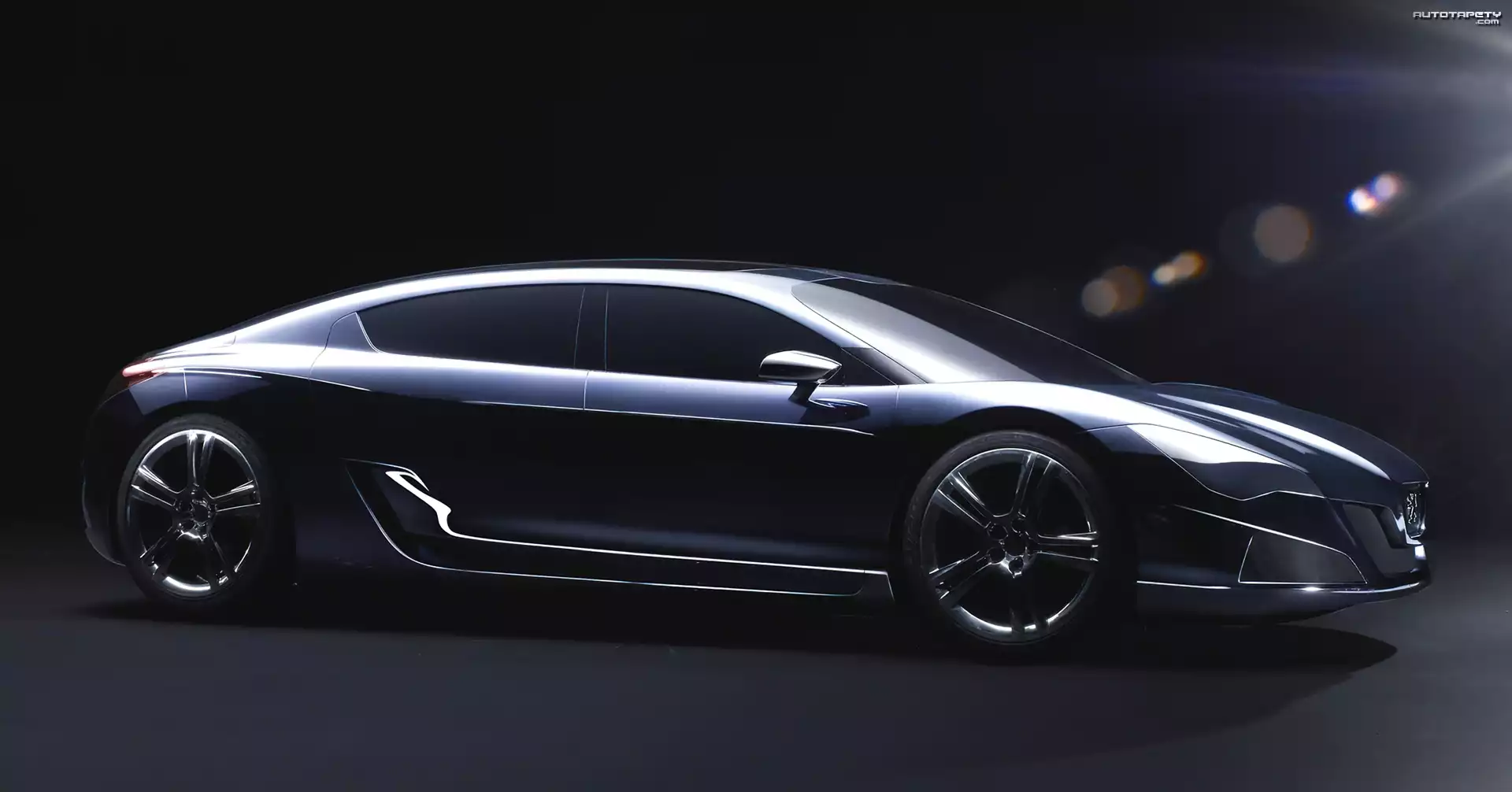 Prototyp, peugeot, prawy, profil