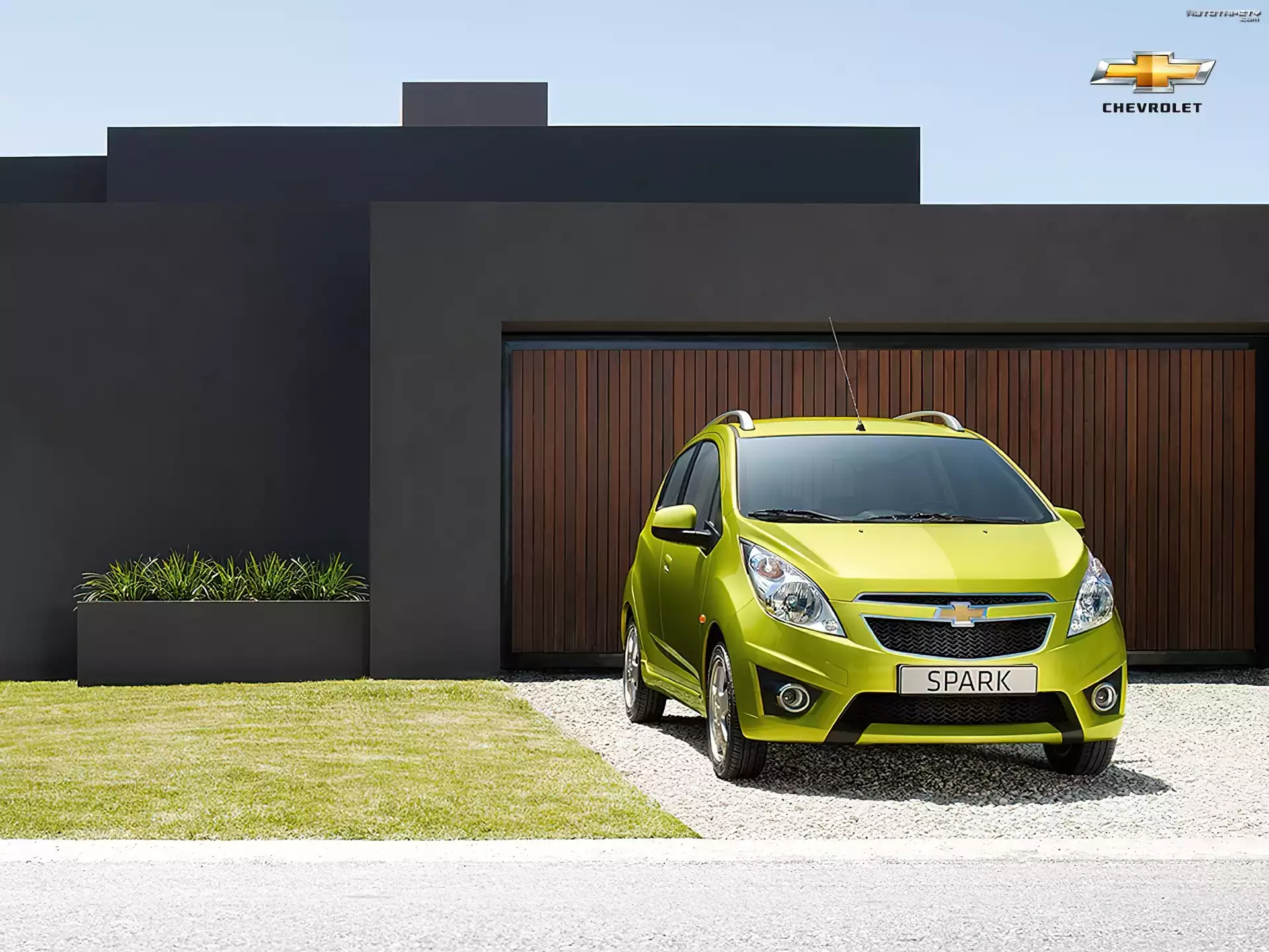 Przód, Chevrolet Spark, Reflektory