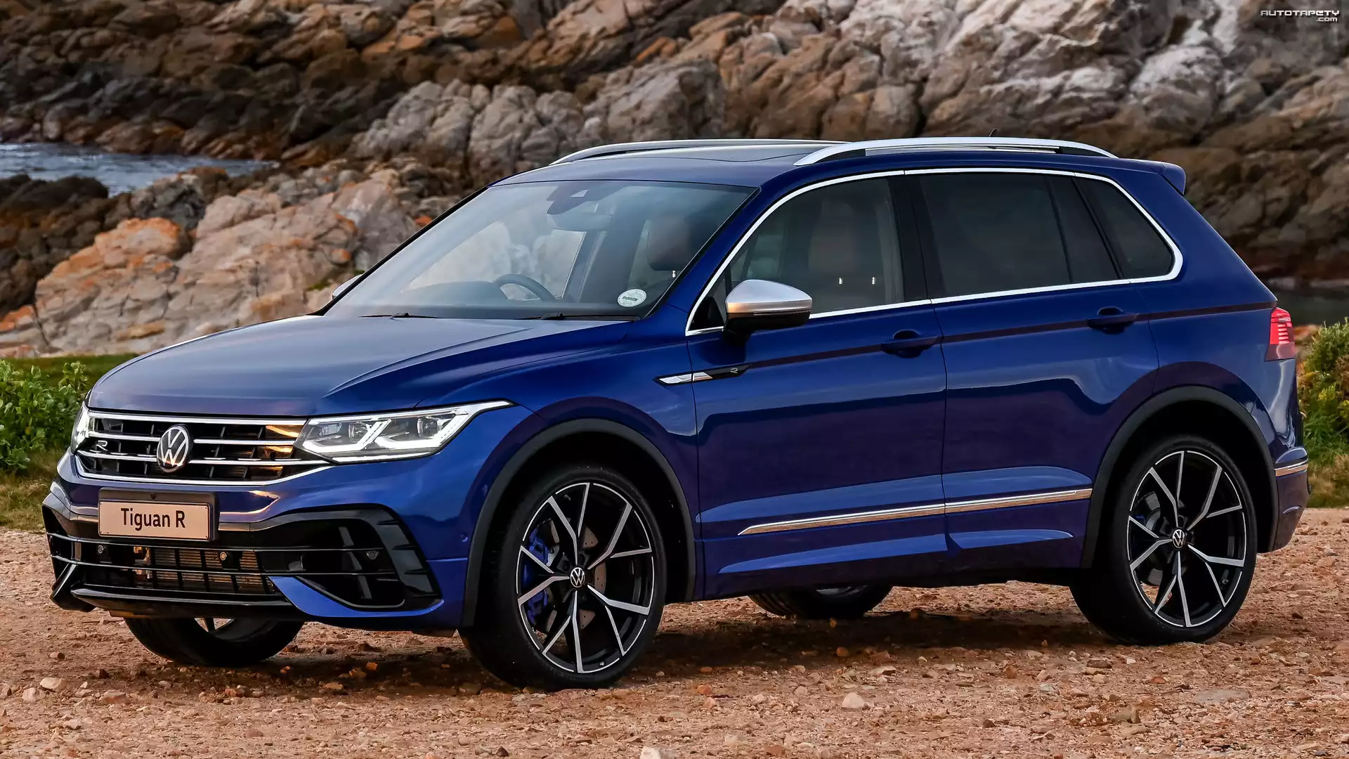 Granatowy, Volkswagen Tiguan R