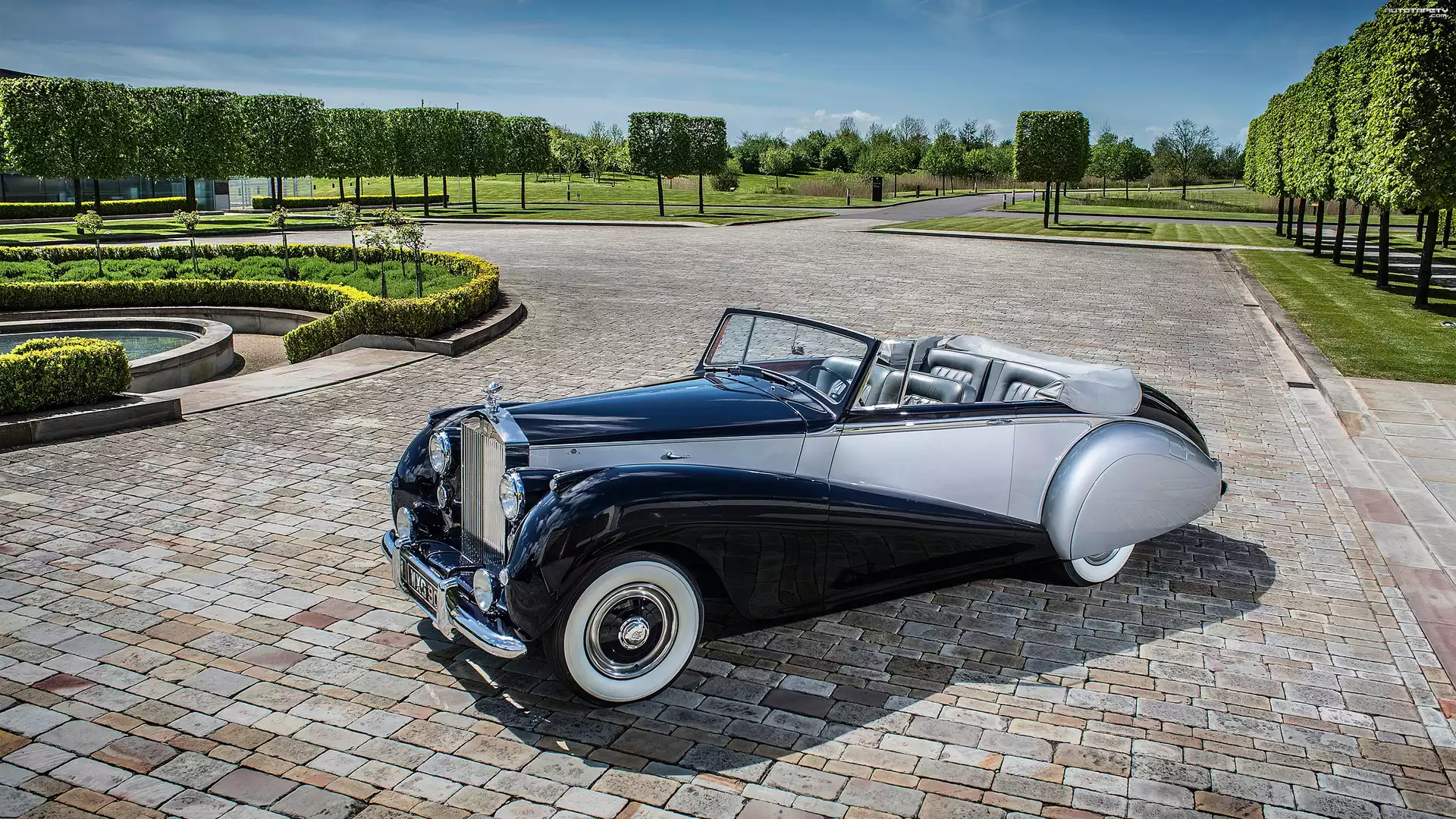 Zabytkowy, Rolls Royce Silver Dawn, 1952, Park