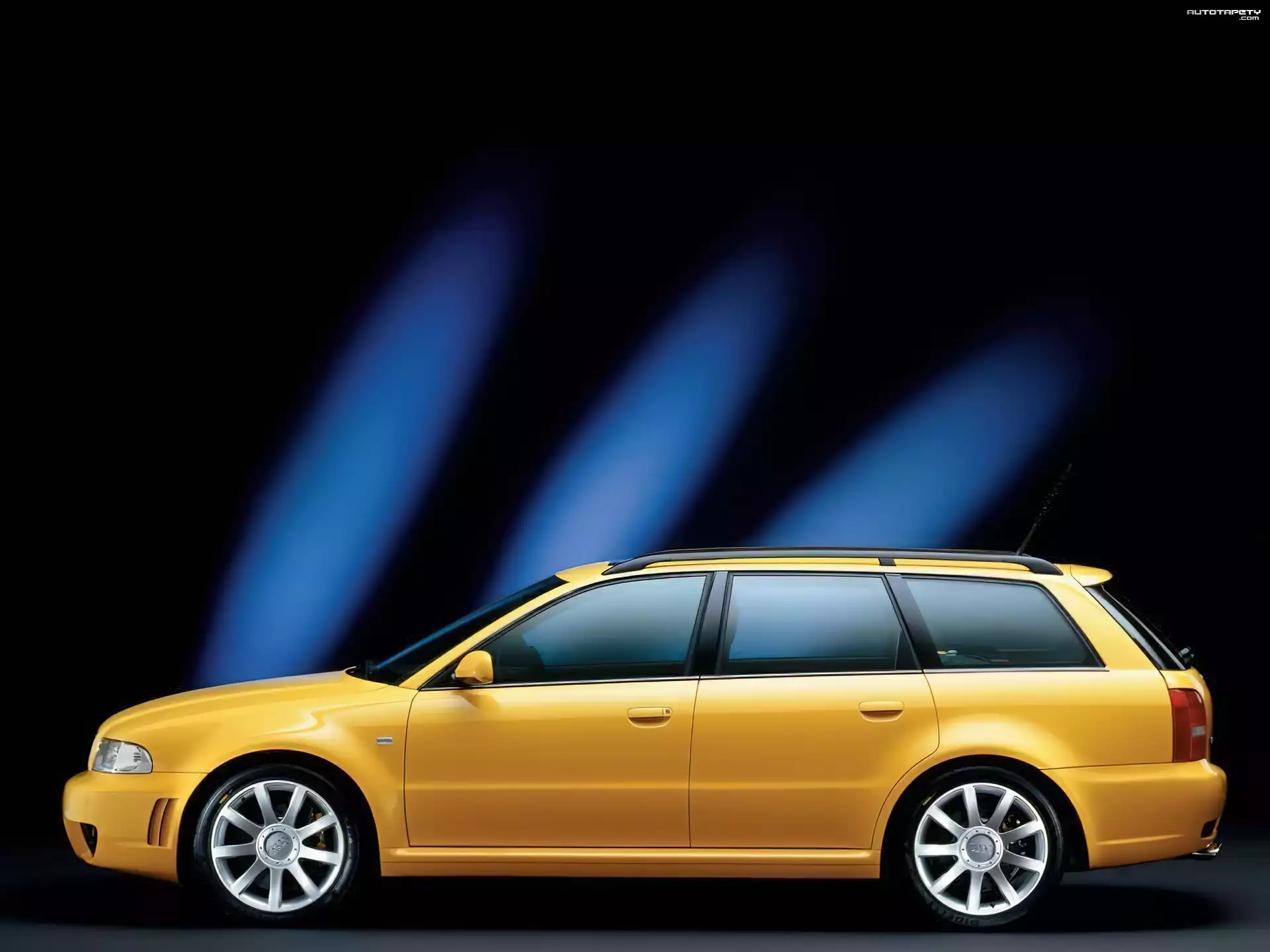 Żółte, Audi S4, Avant