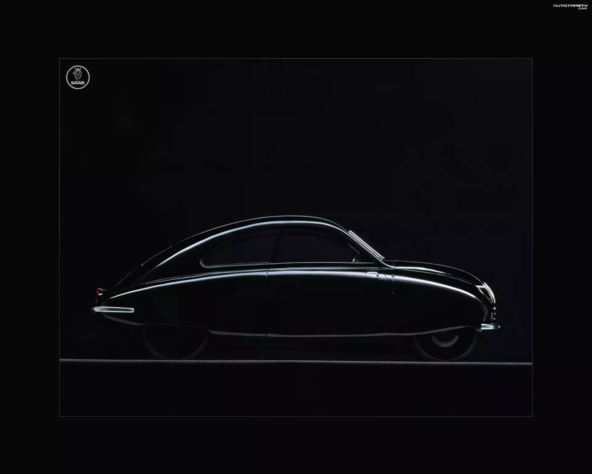 Saab,czrny