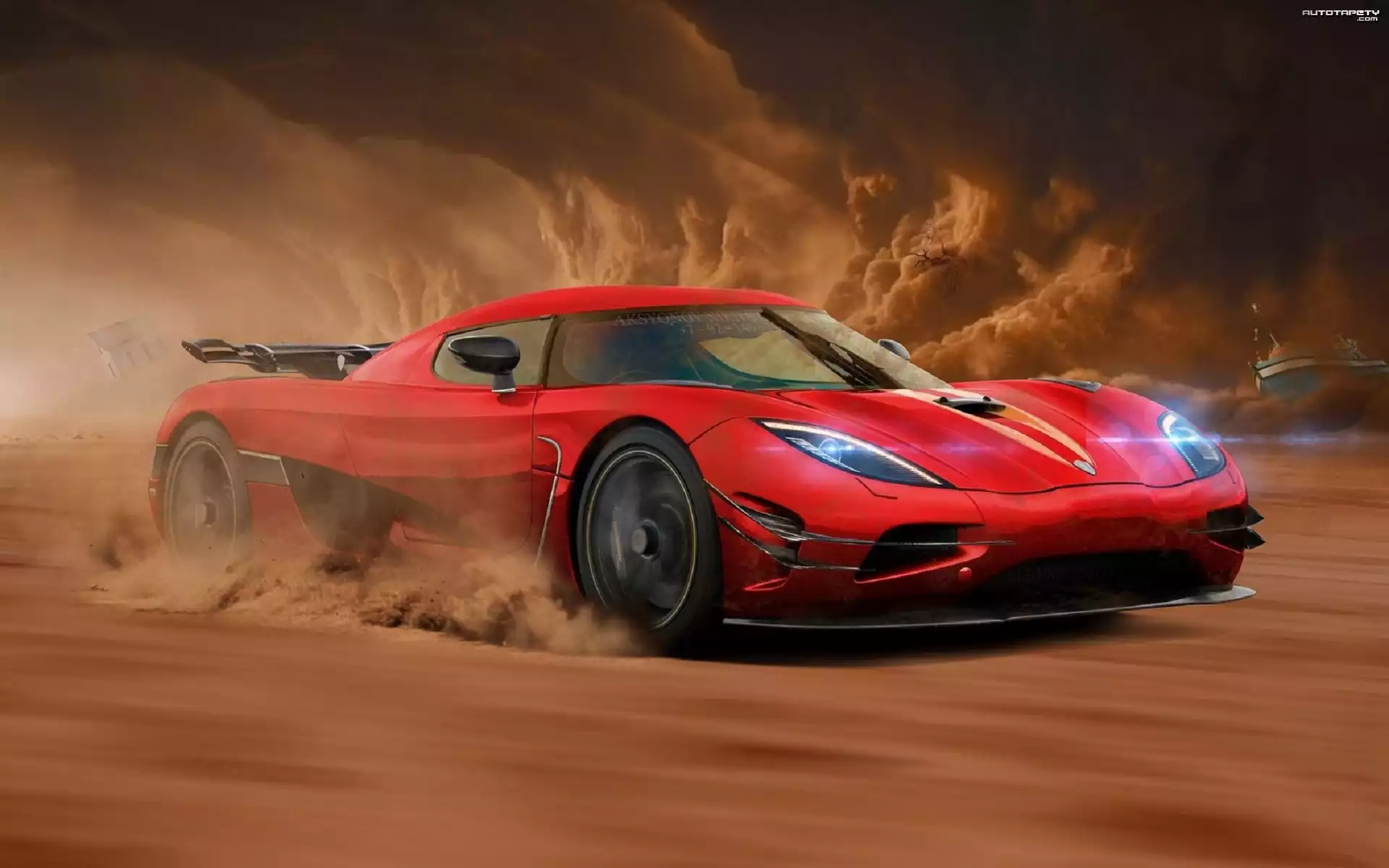Czerwony, Samochód, Koenigsegg