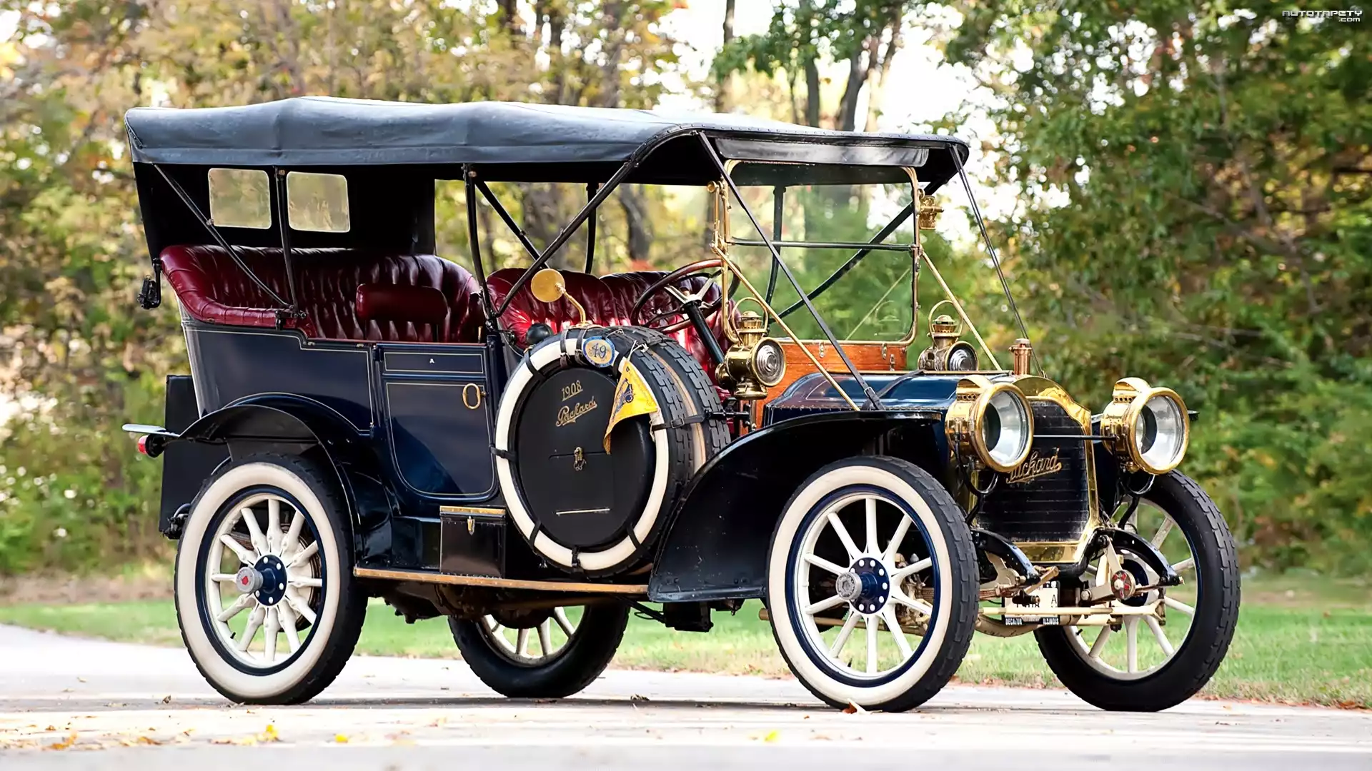Samochód, zabytkowy, Packard, 1908