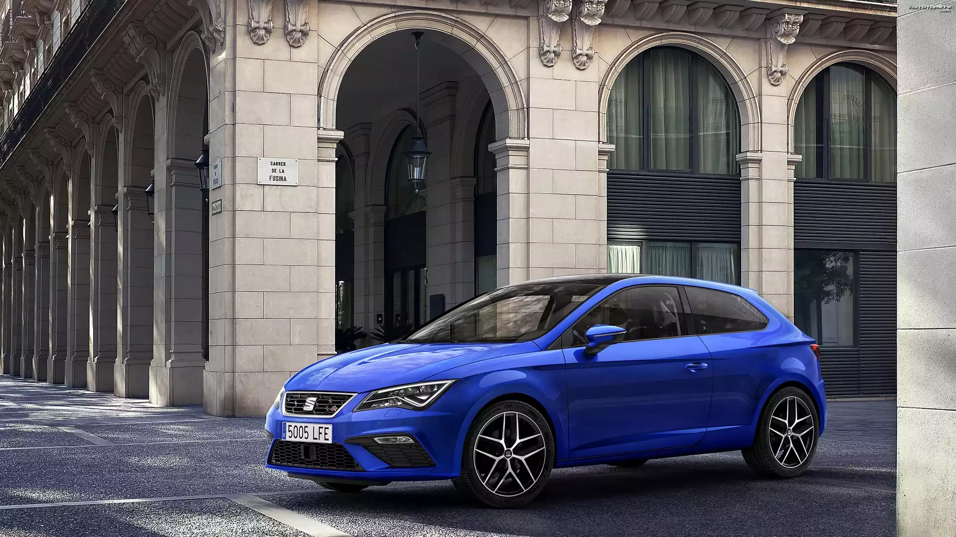 Niebieski, Seat Leon III SC Facelifting, 2017