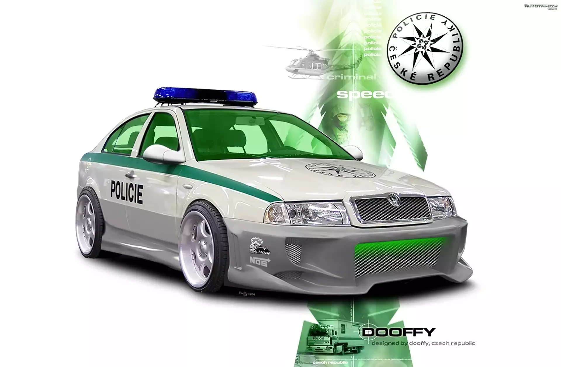 Skoda, Octavia, Policja, Tuning