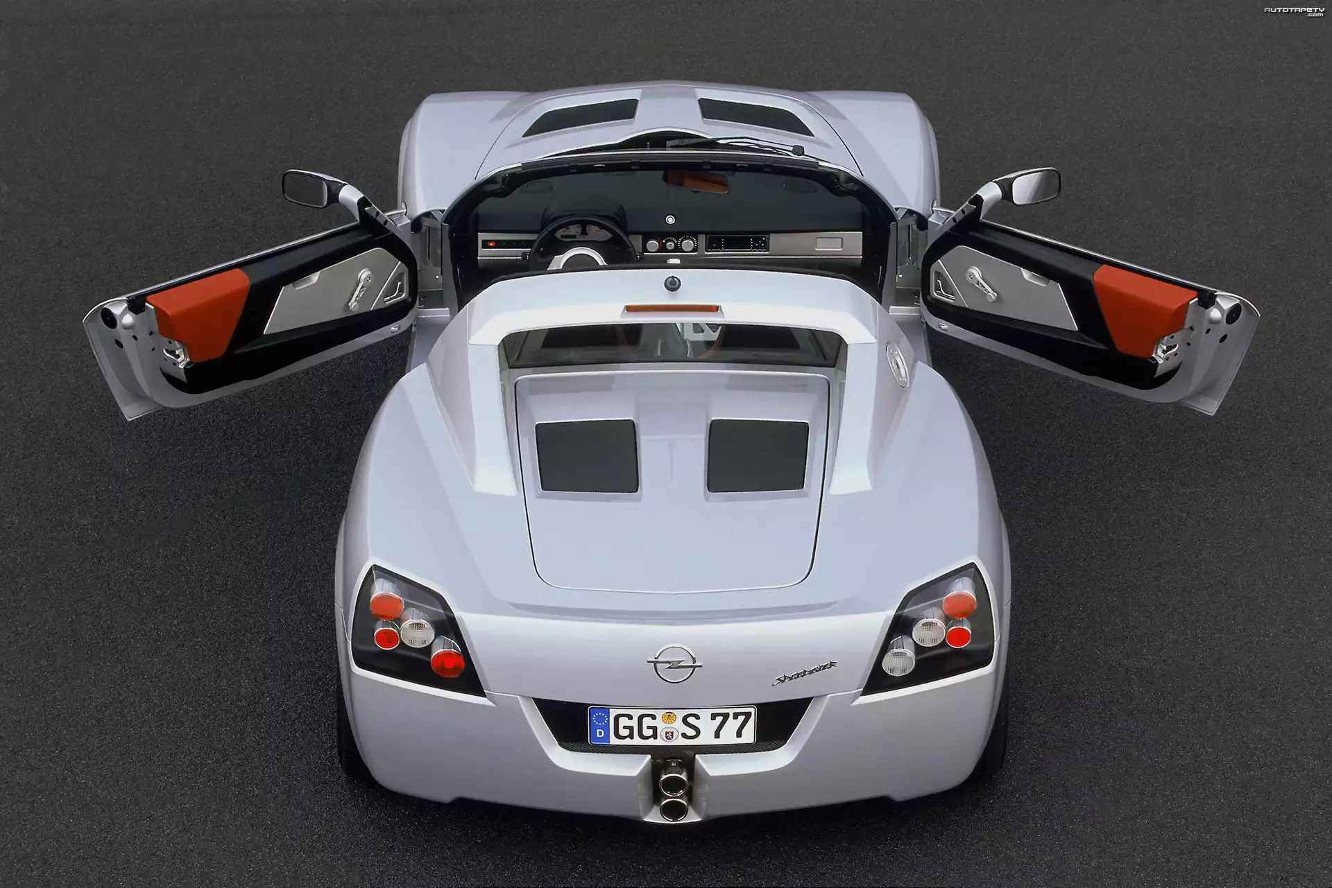 Opel Speedster, Tył