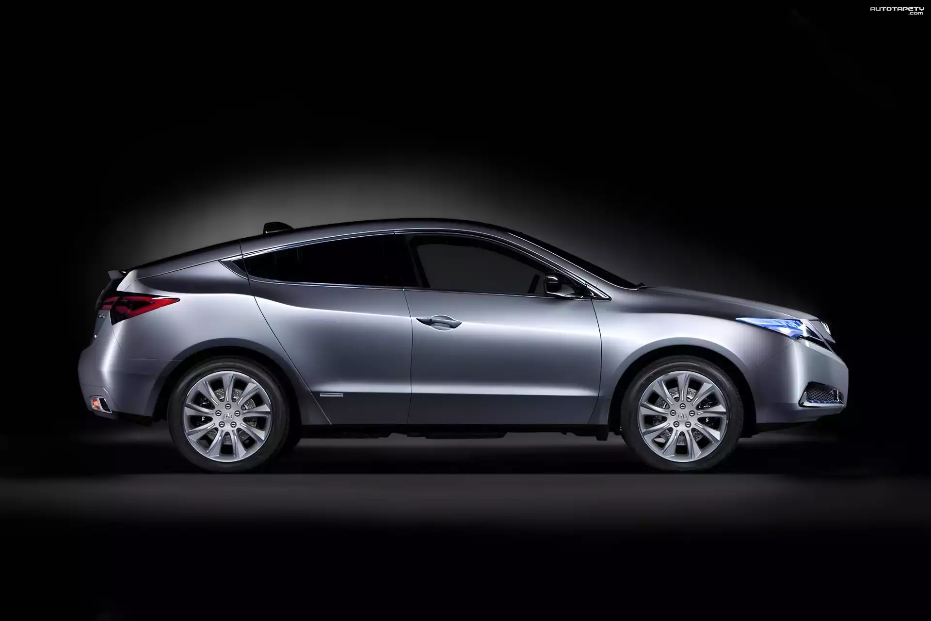 Srebrna, Acura ZDX, Prawy, Bok