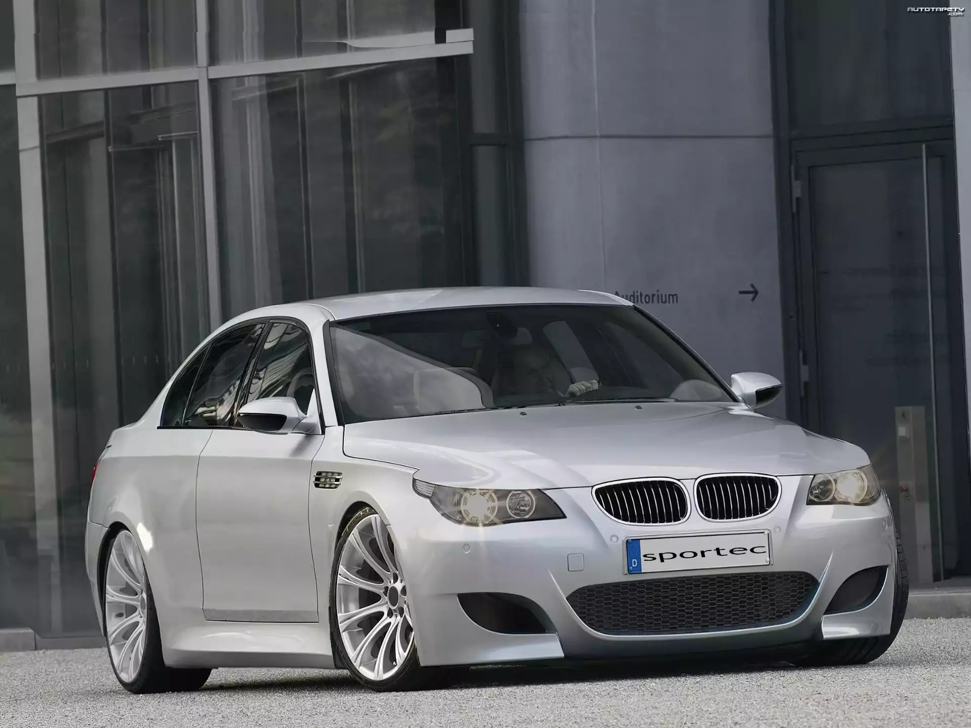 Srebrny, BMW 5, E60, Coupe
