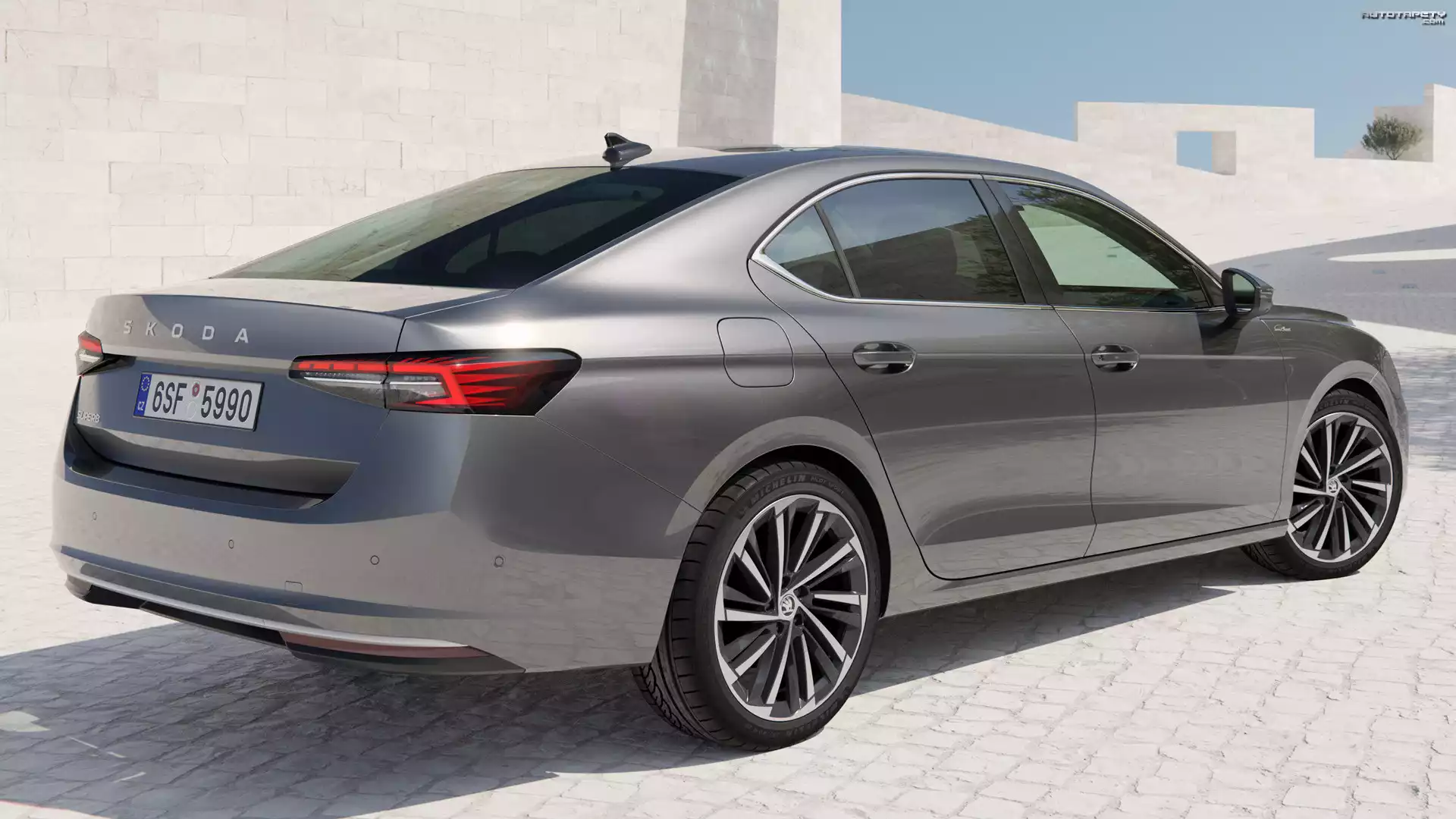 Skoda, Superb, Laurin, Srebrny