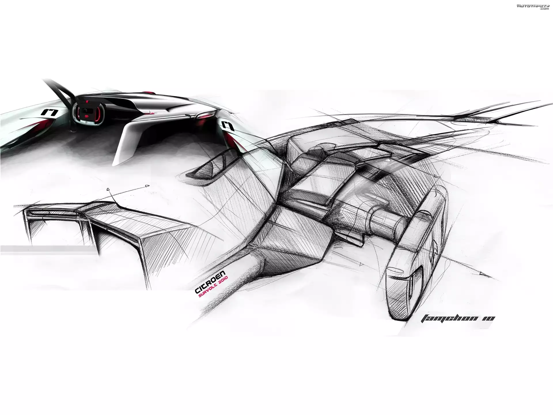 Citroen Survolt, Szkic