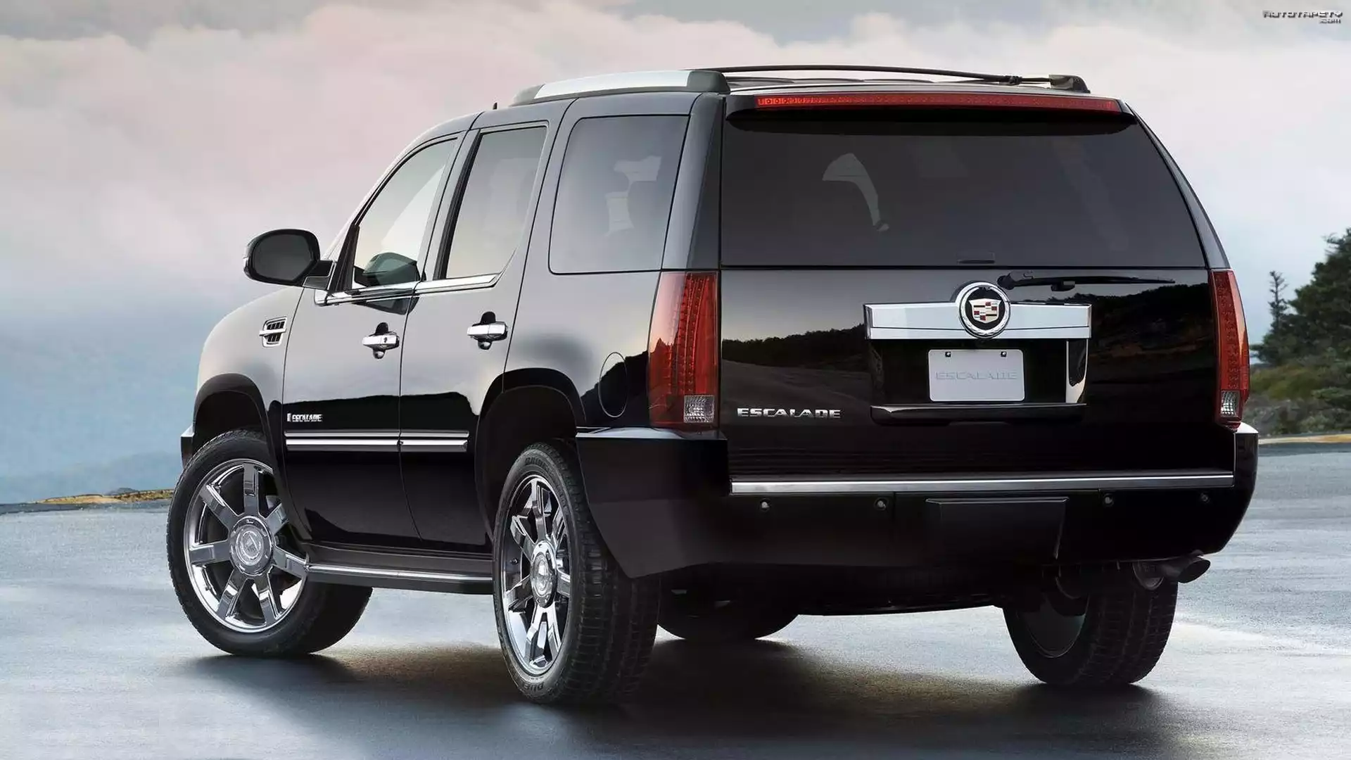 SUV, Terenowy, Czarny, Cadillac, Escalade