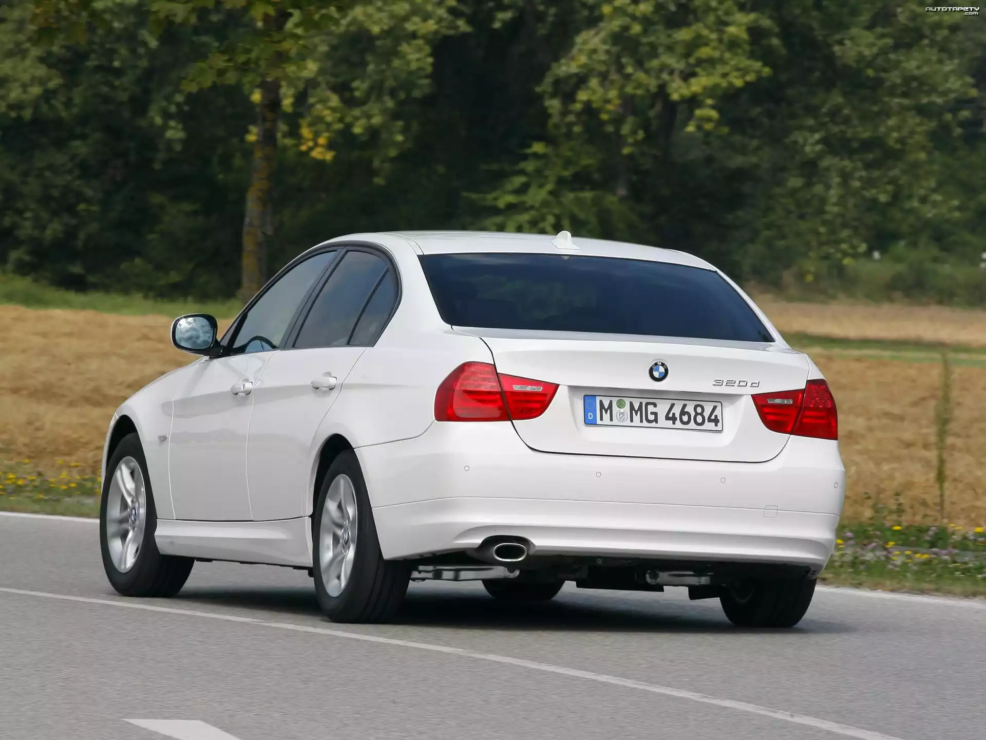 Tył, BMW E90, Oznaczenie, Modelu