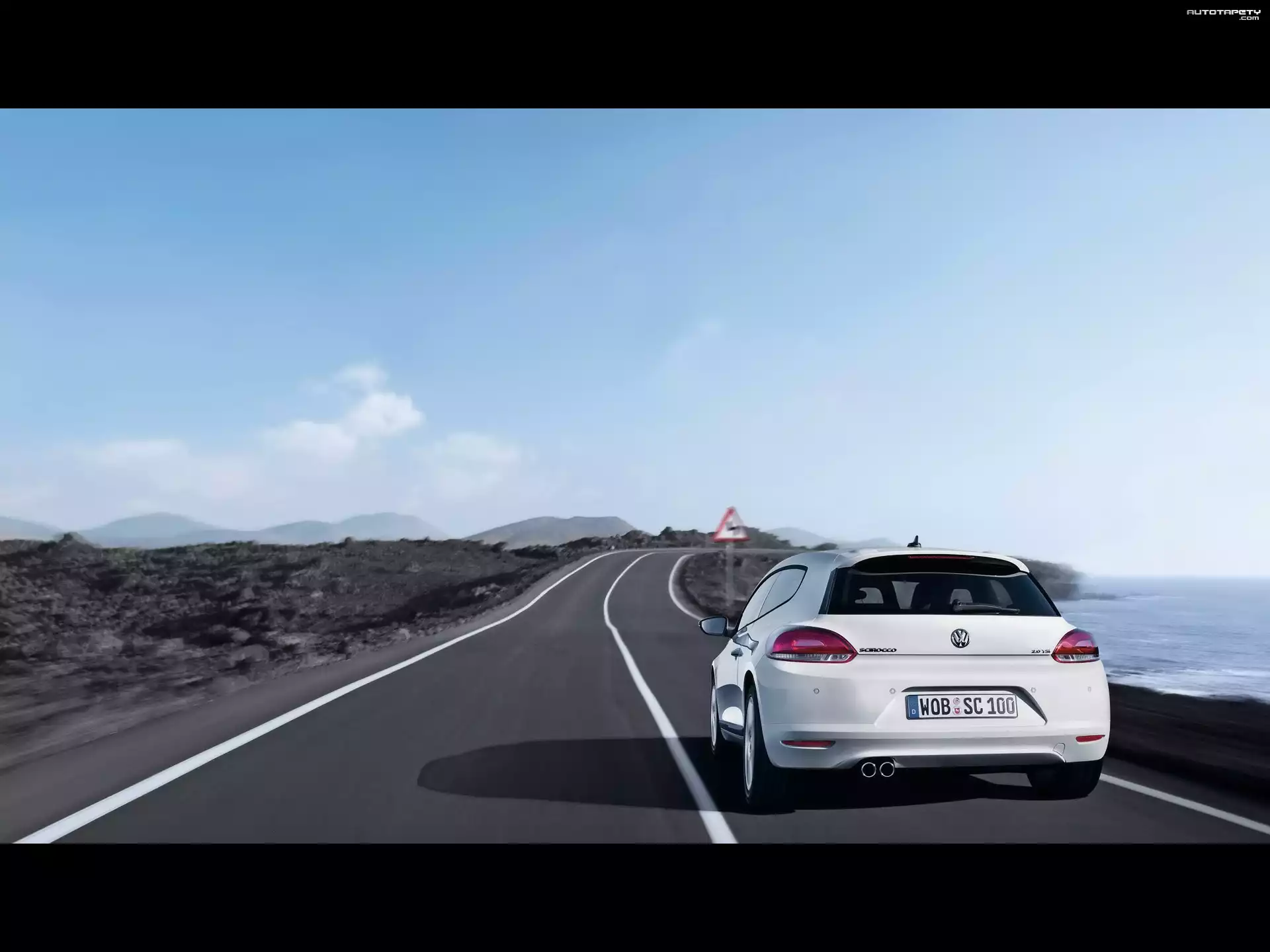 Tył, VW Scirocco, Reklama