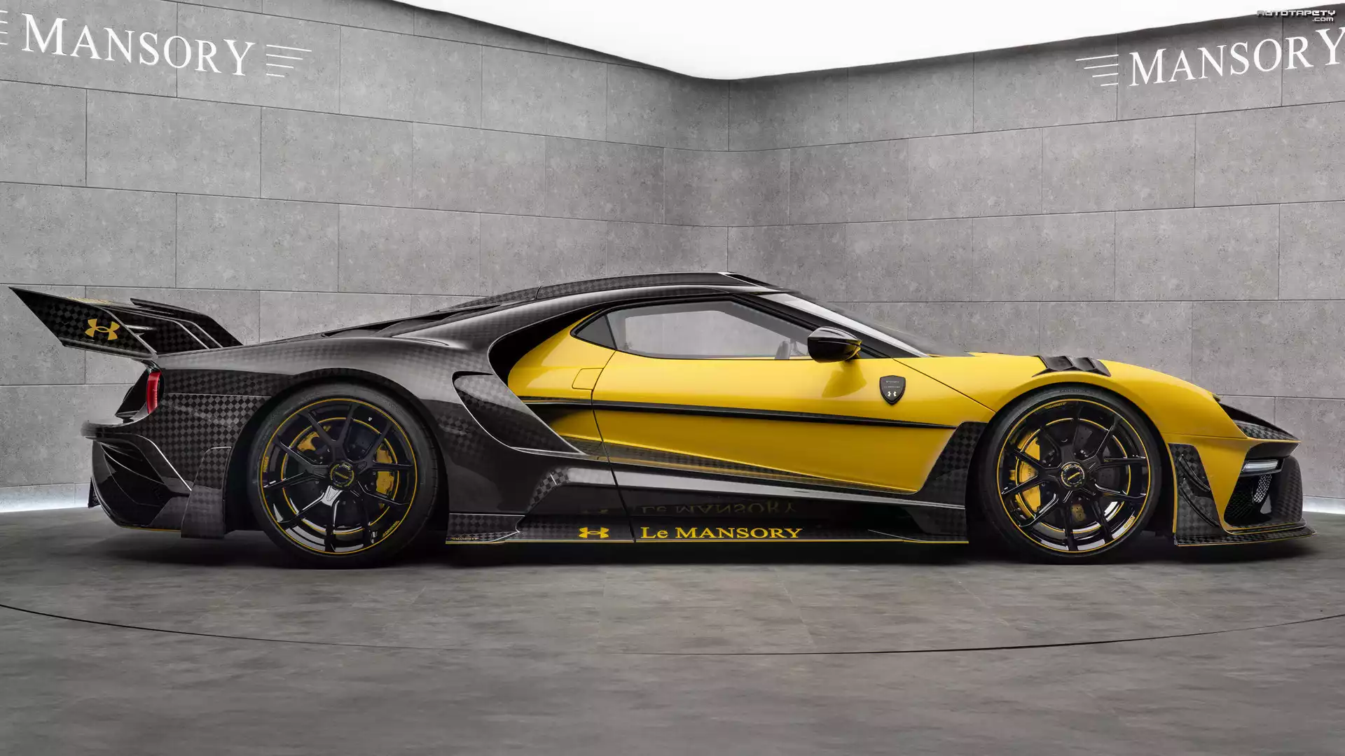 Ford GT, Mansory Under Armour, Bok