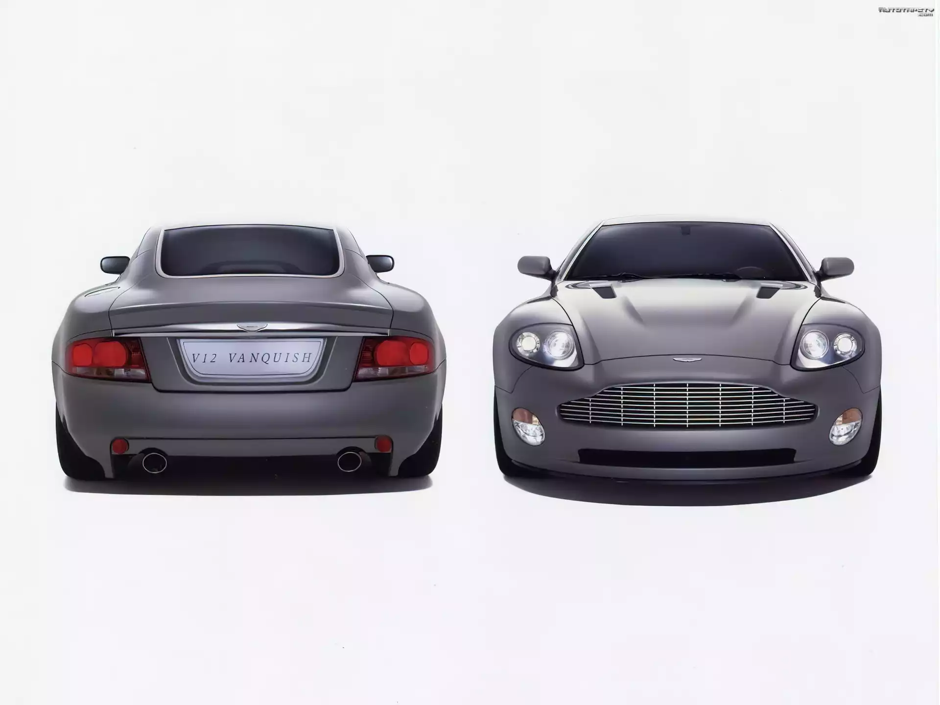 V12 Vanquish, Tył, Przód