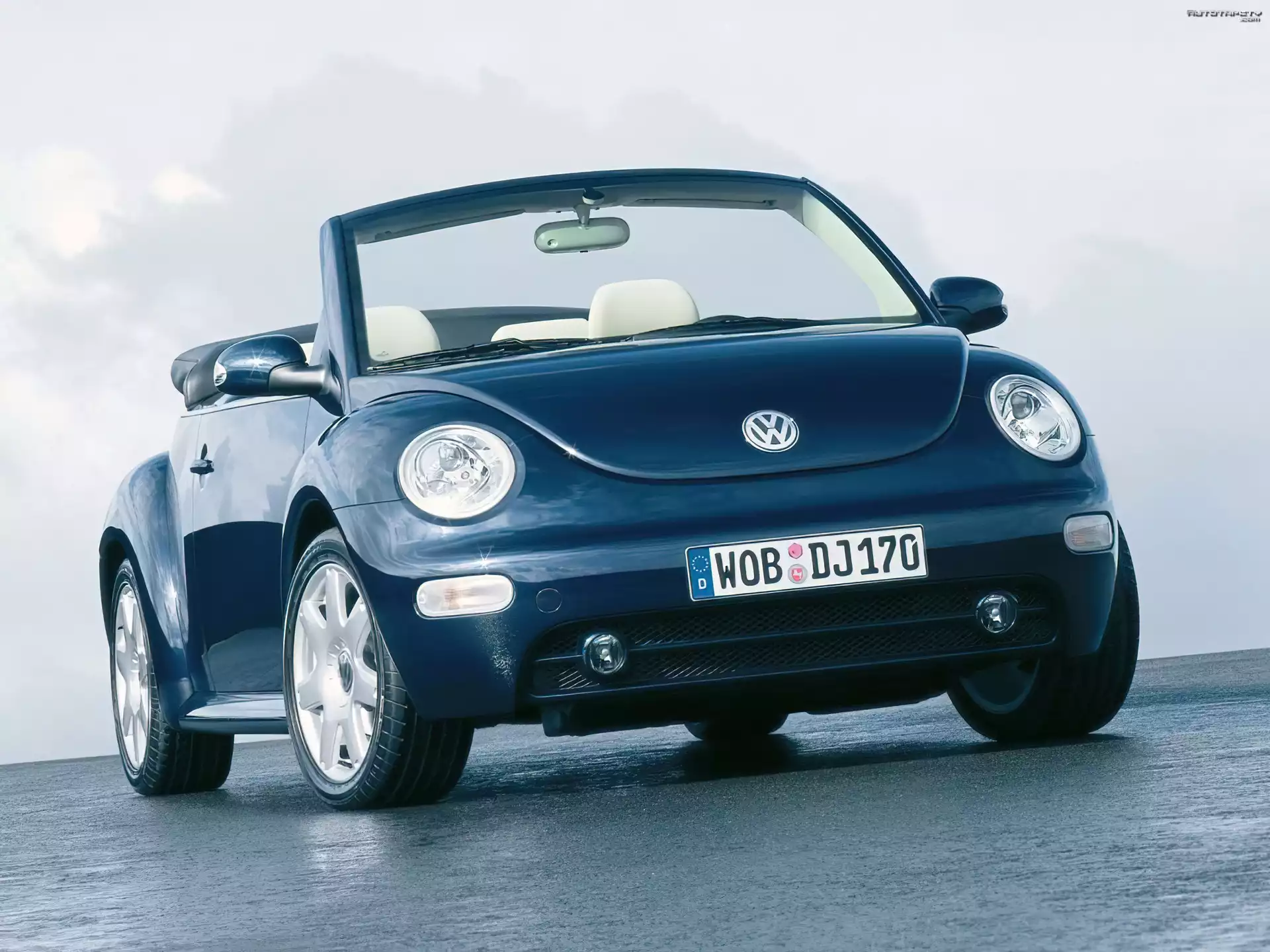 Volkswagen New Beetle, Biała Skóra