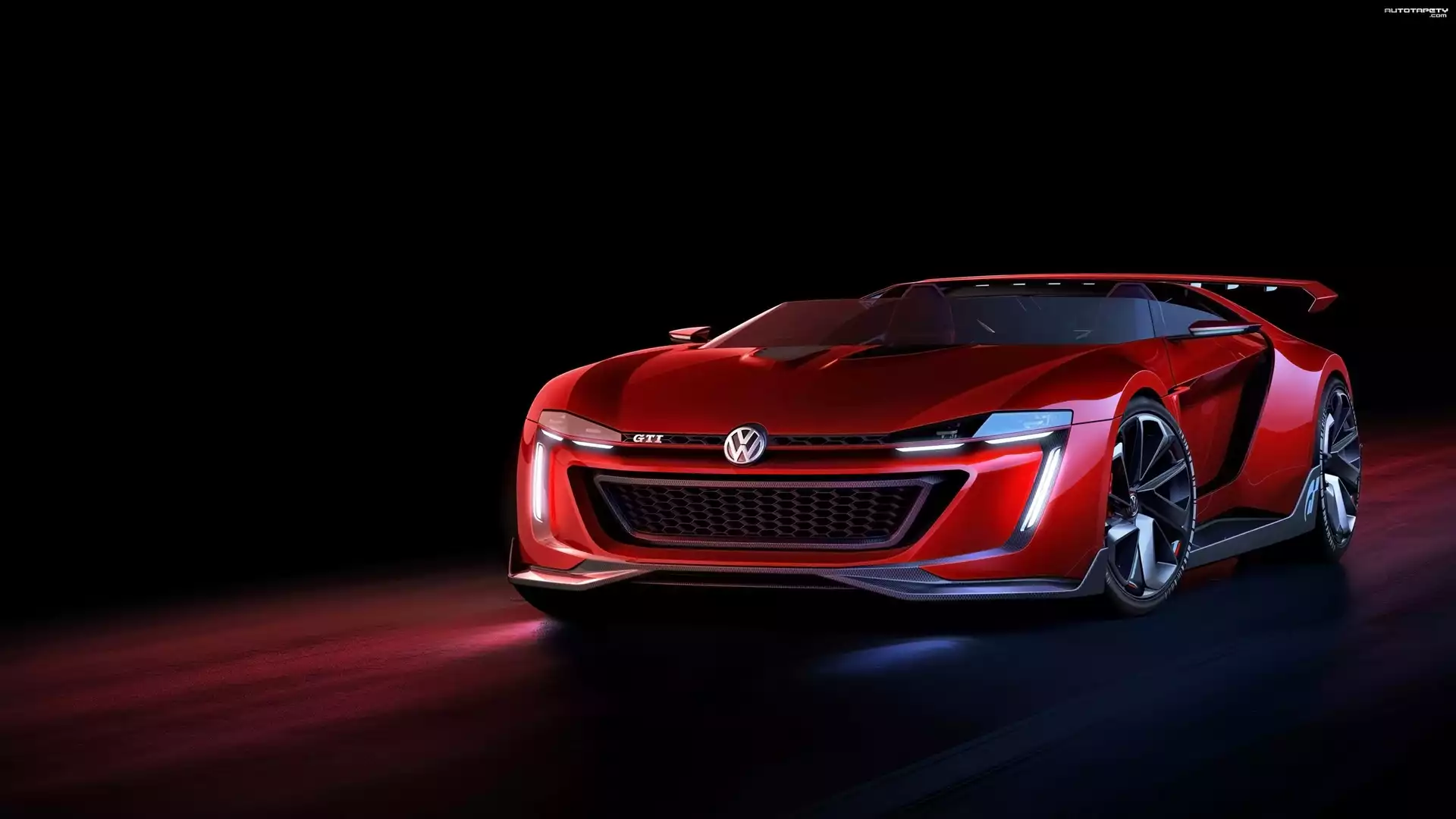 Volkswagen, Gt, Roadster, Czerwony