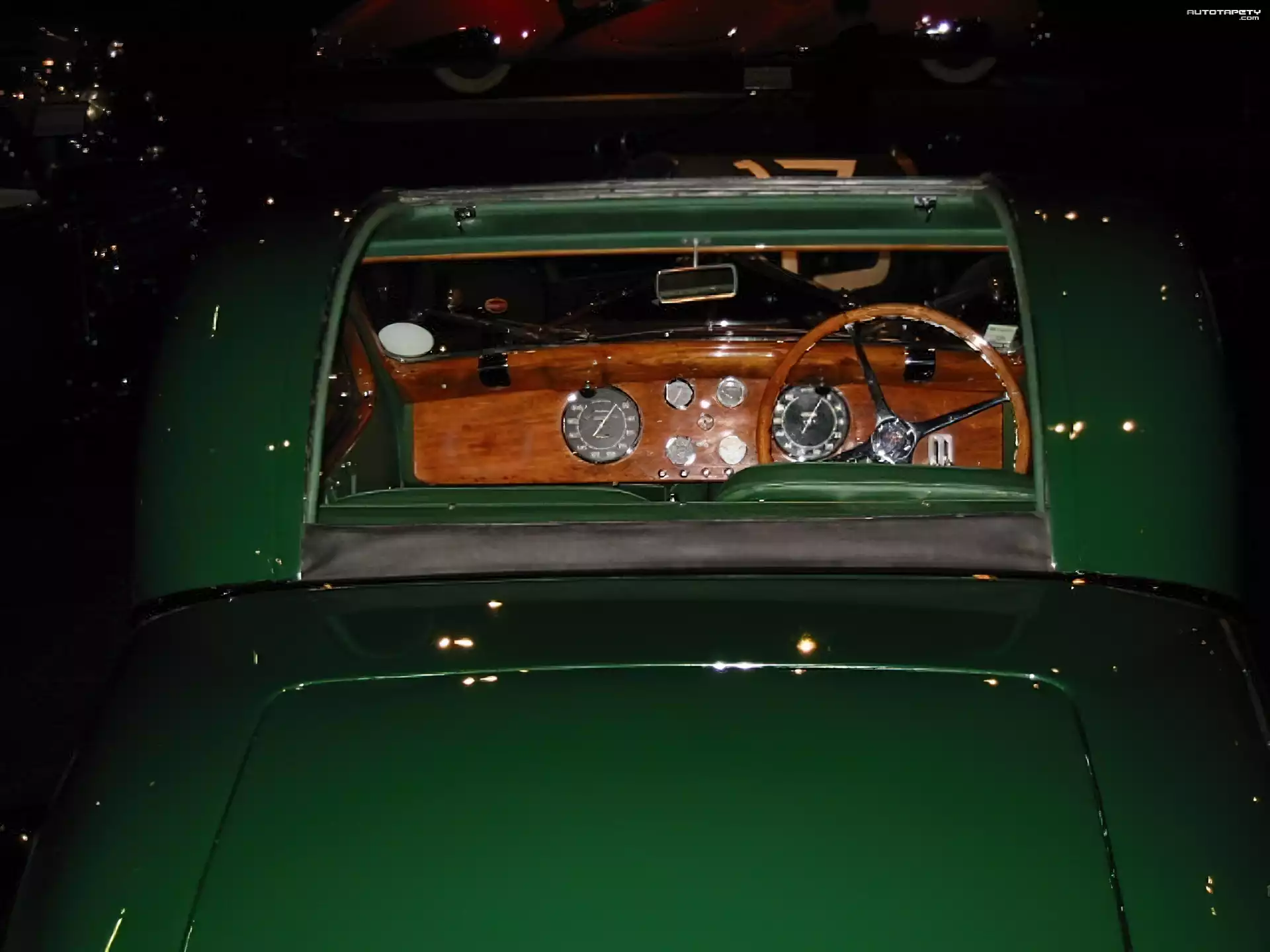 Bugatti,wnętrze , zegary