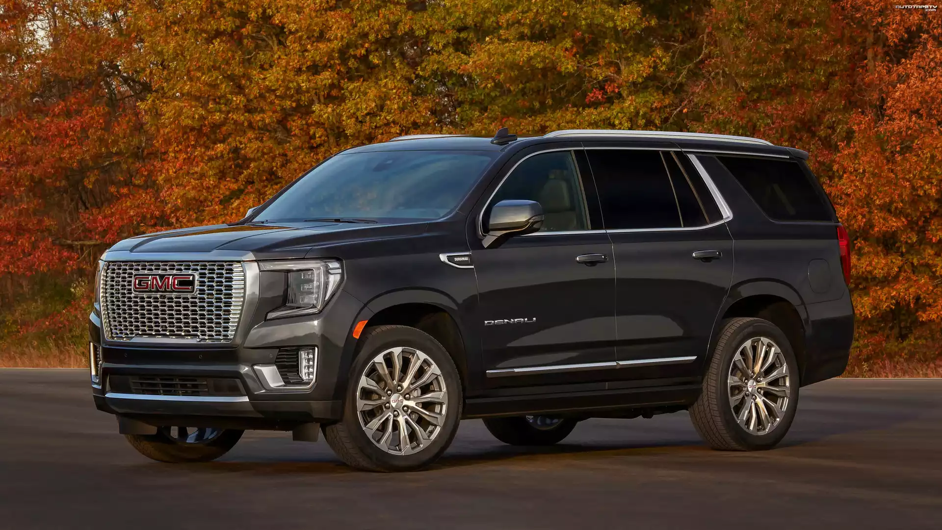 GMC Yukon Denali, Czarne, 2021